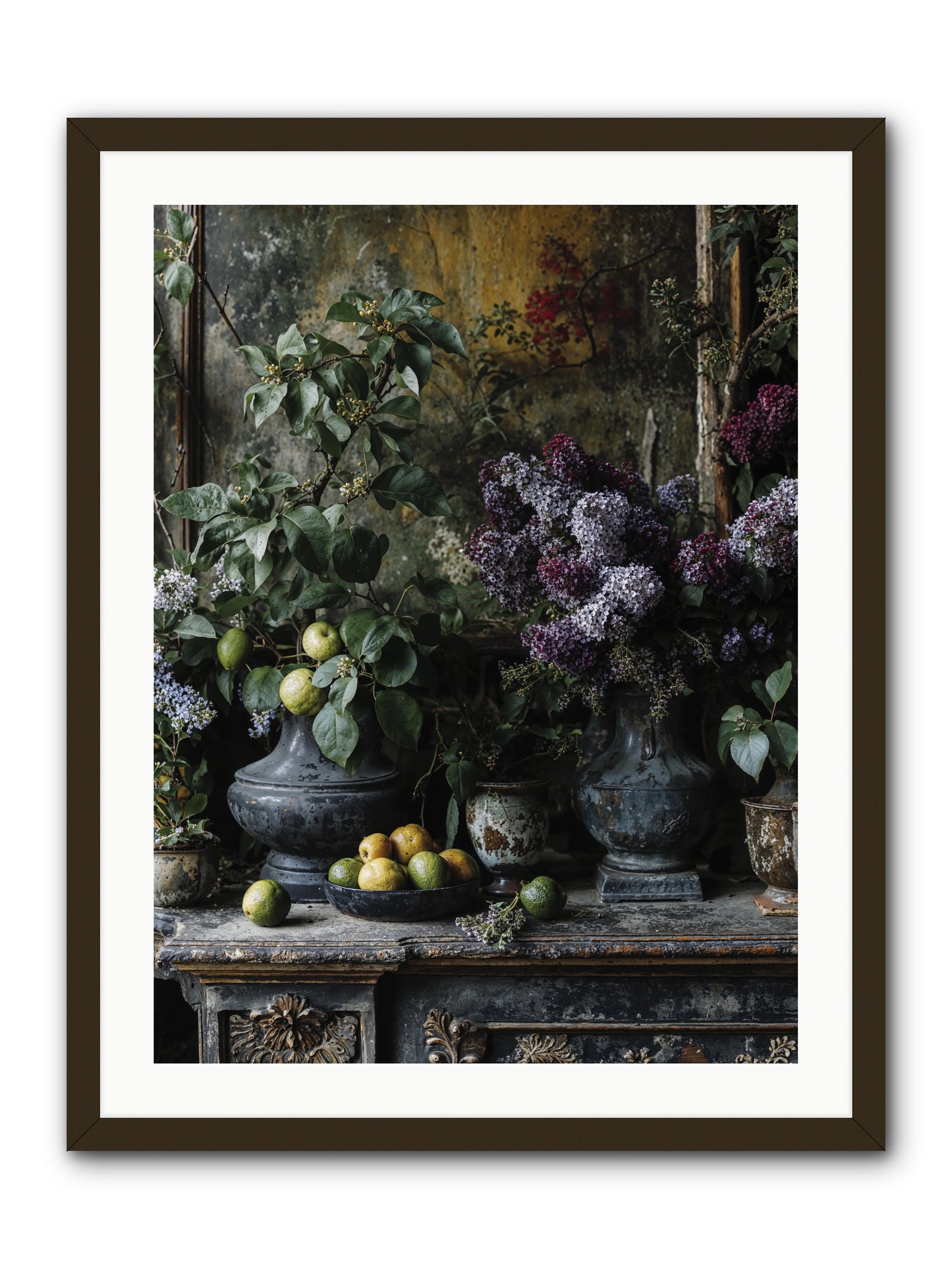 Memory Blooming -- Framed Print - Black 24x32