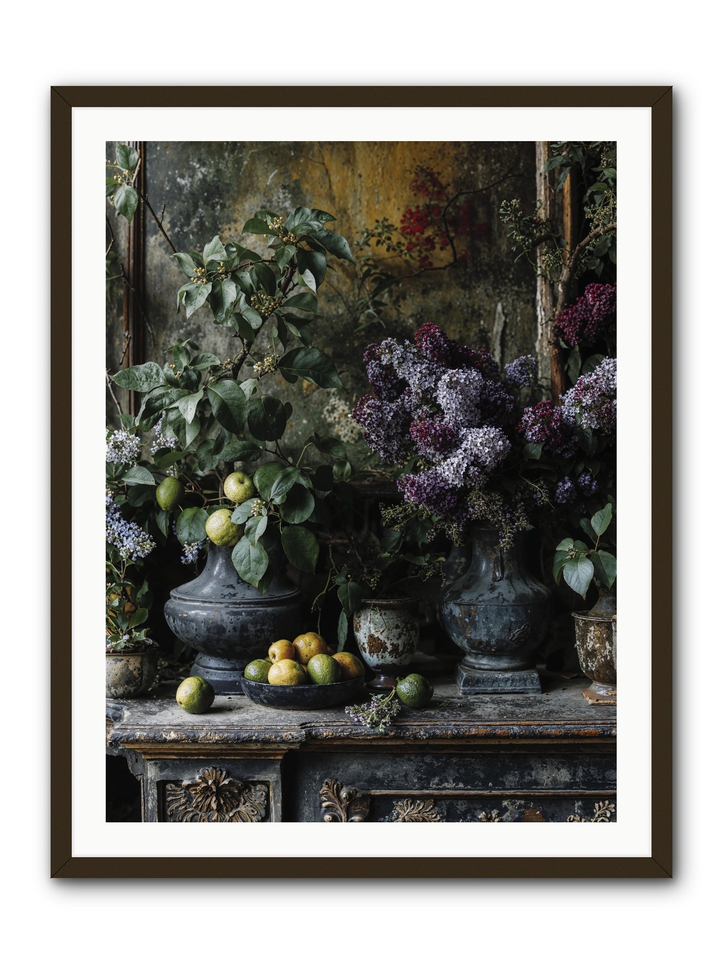 Memory Blooming -- Framed Print - Black 30x40
