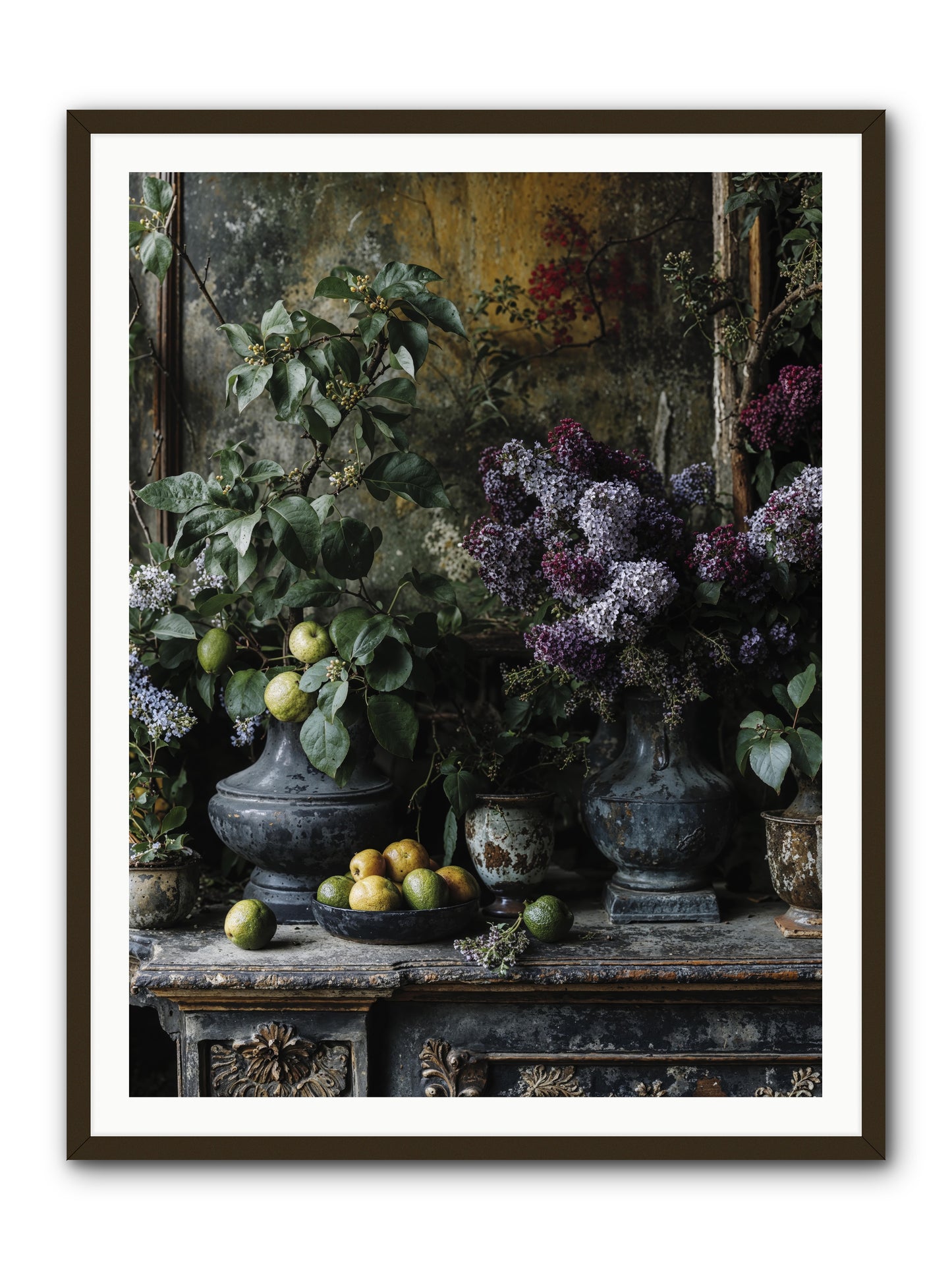 Memory Blooming -- Framed Print - Black 36x48