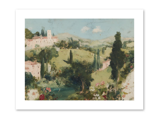 Memory of Provence -- Paper Print 12x9