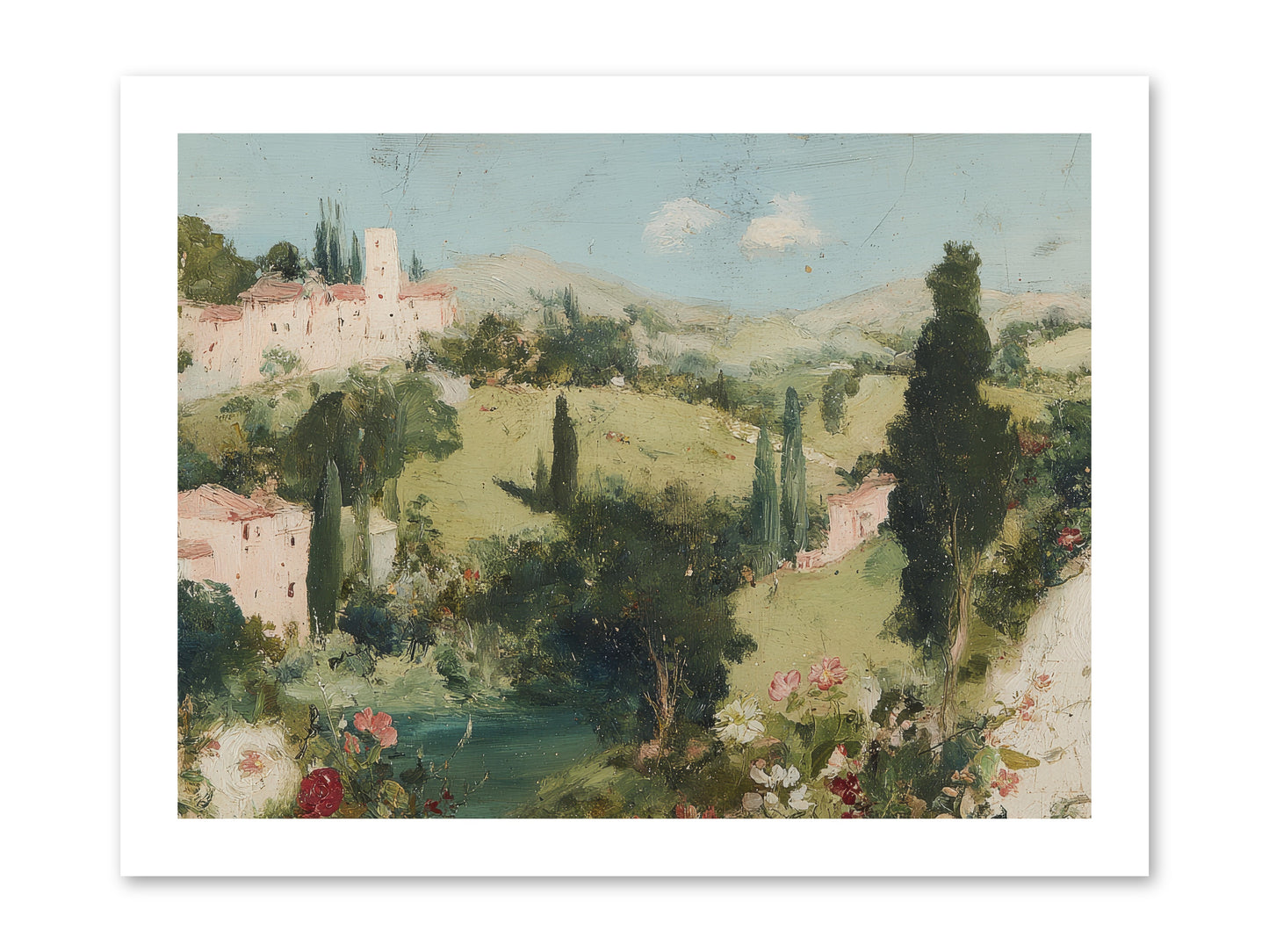 Memory of Provence -- Loose Canvas Print 16x12
