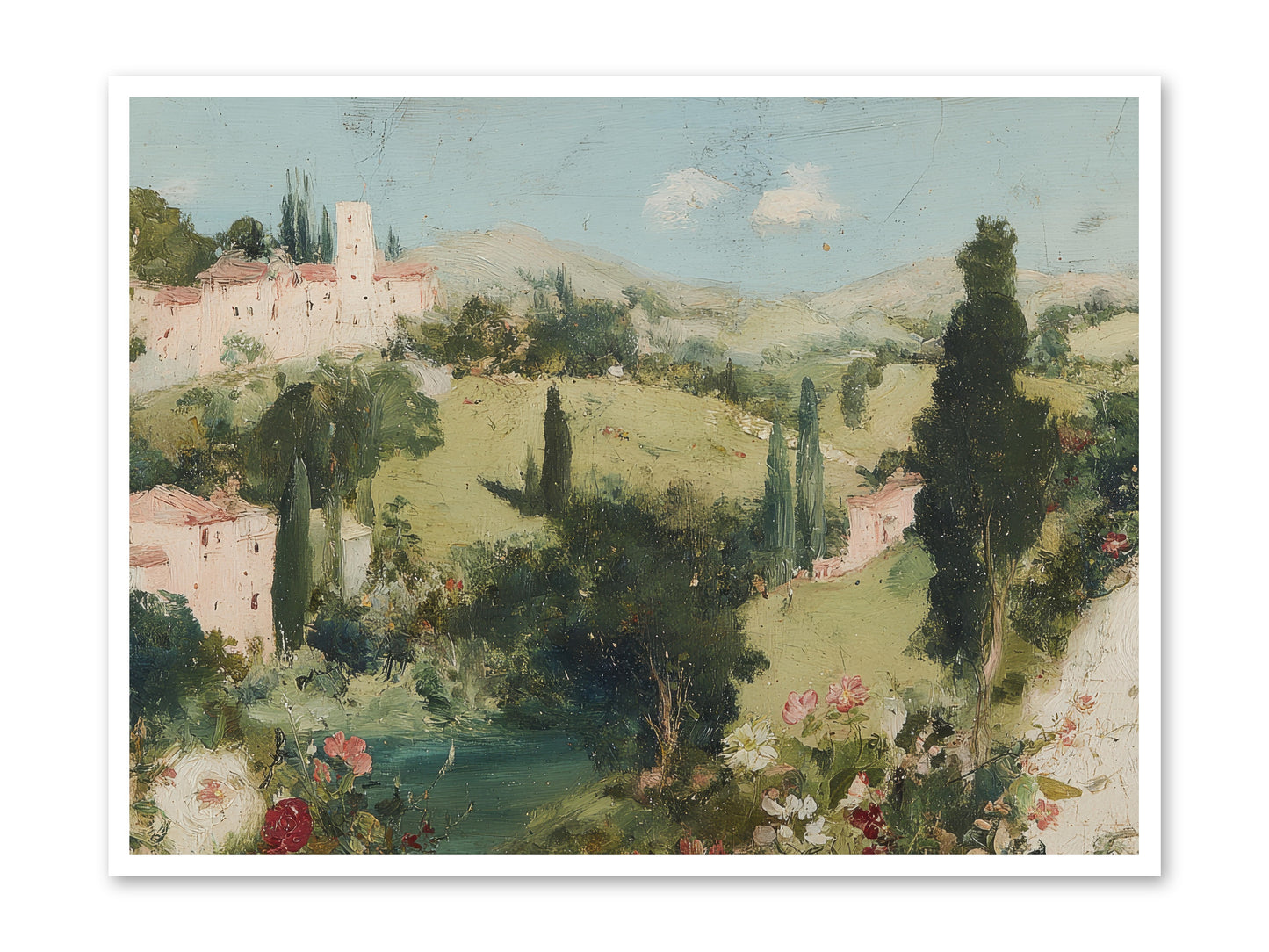 Memory of Provence -- Paper Print 48x36