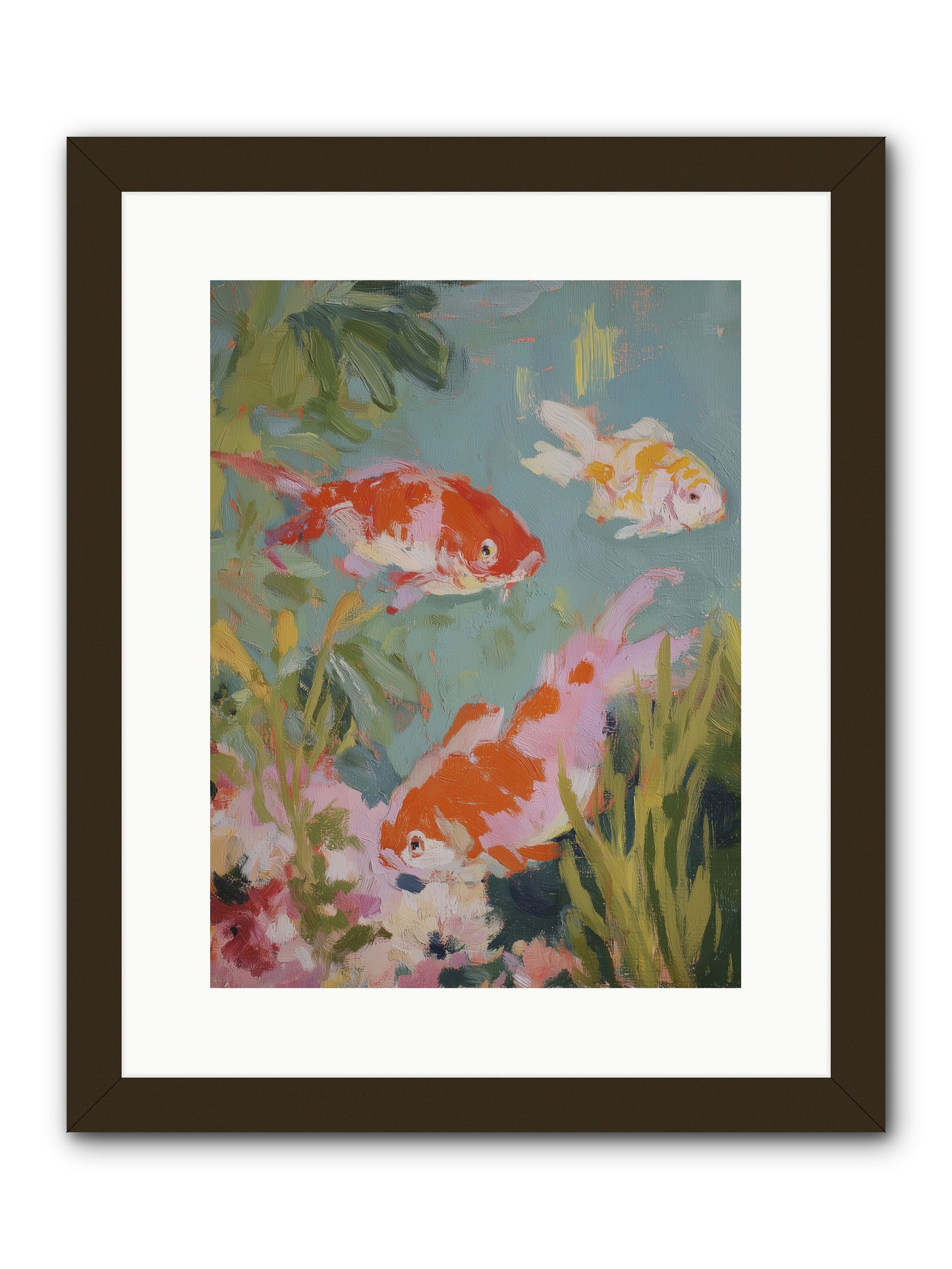 Memory's Seascape -- Framed Print - Black 12x16