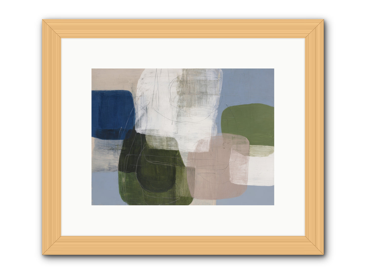 Meridian -- Framed Print - Natural 12x9