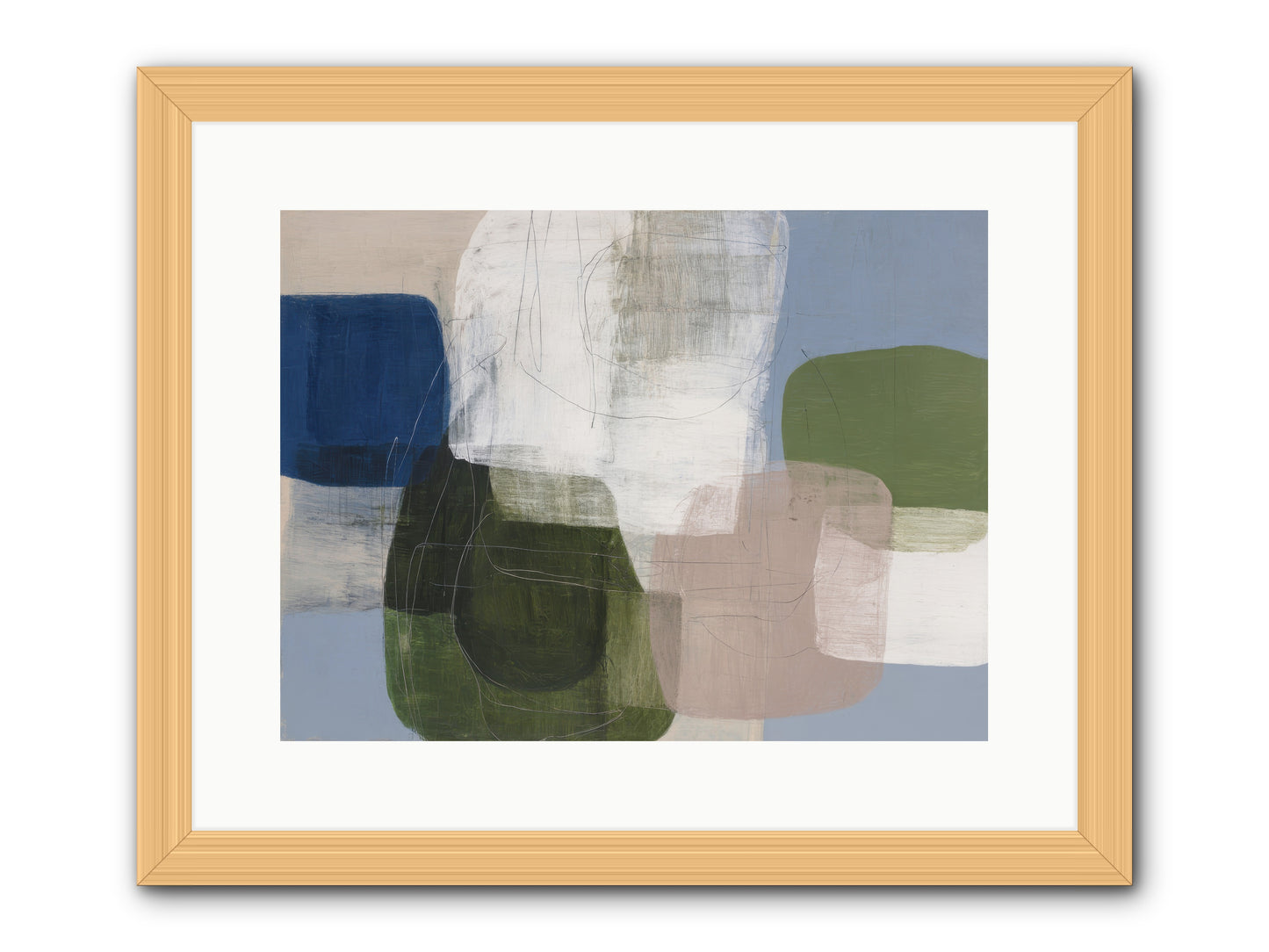 Meridian -- Framed Print - Natural 16x12