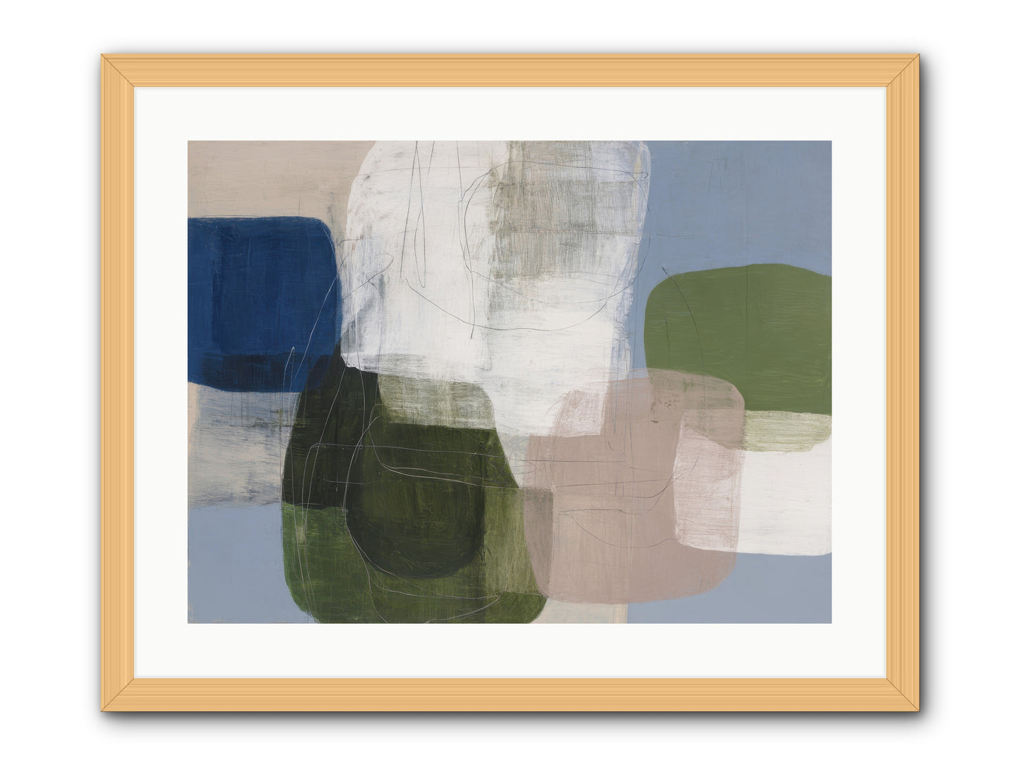 Meridian -- Framed Print - Natural 24x18