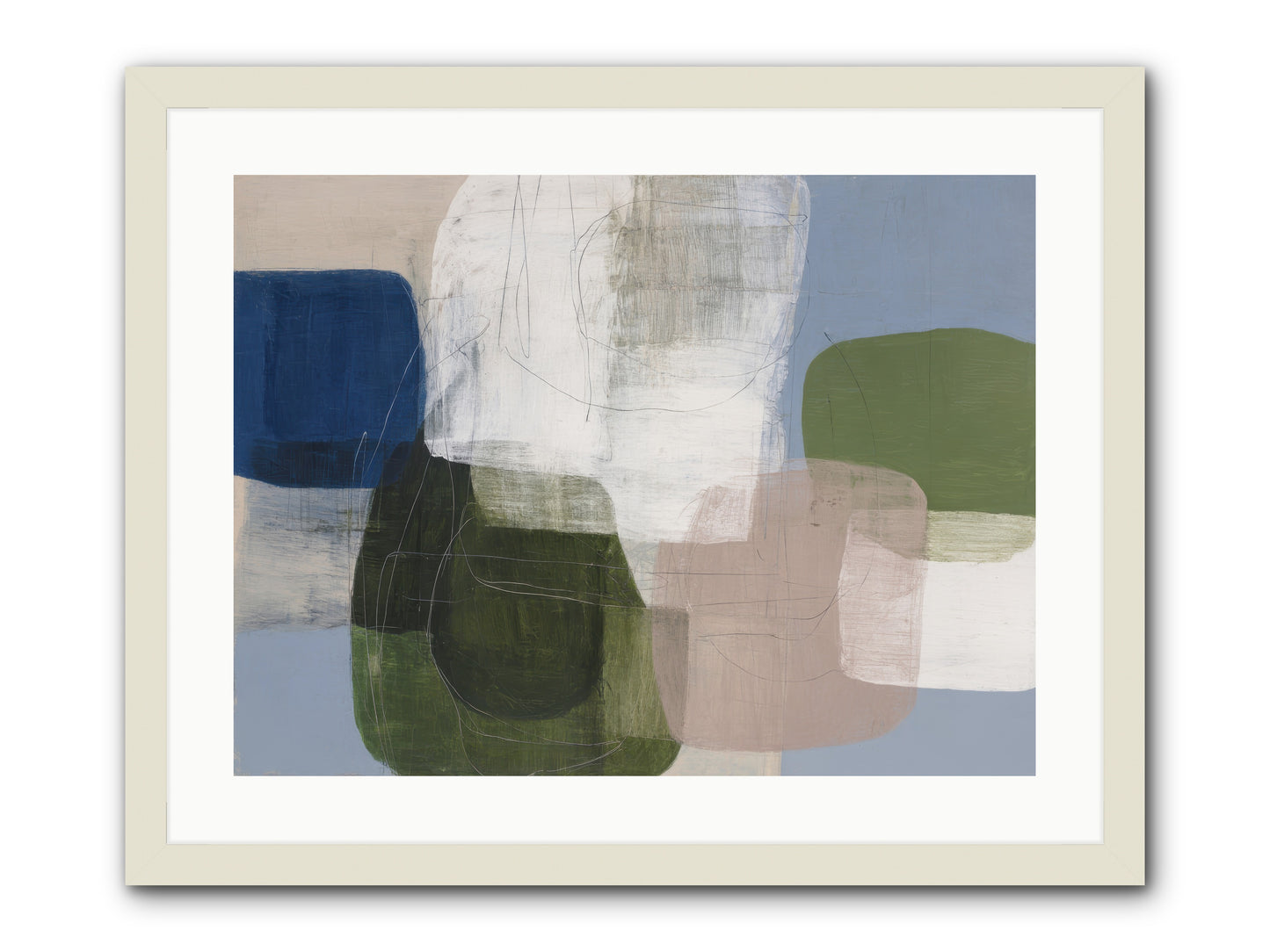 Meridian -- Framed Print - White 24x18