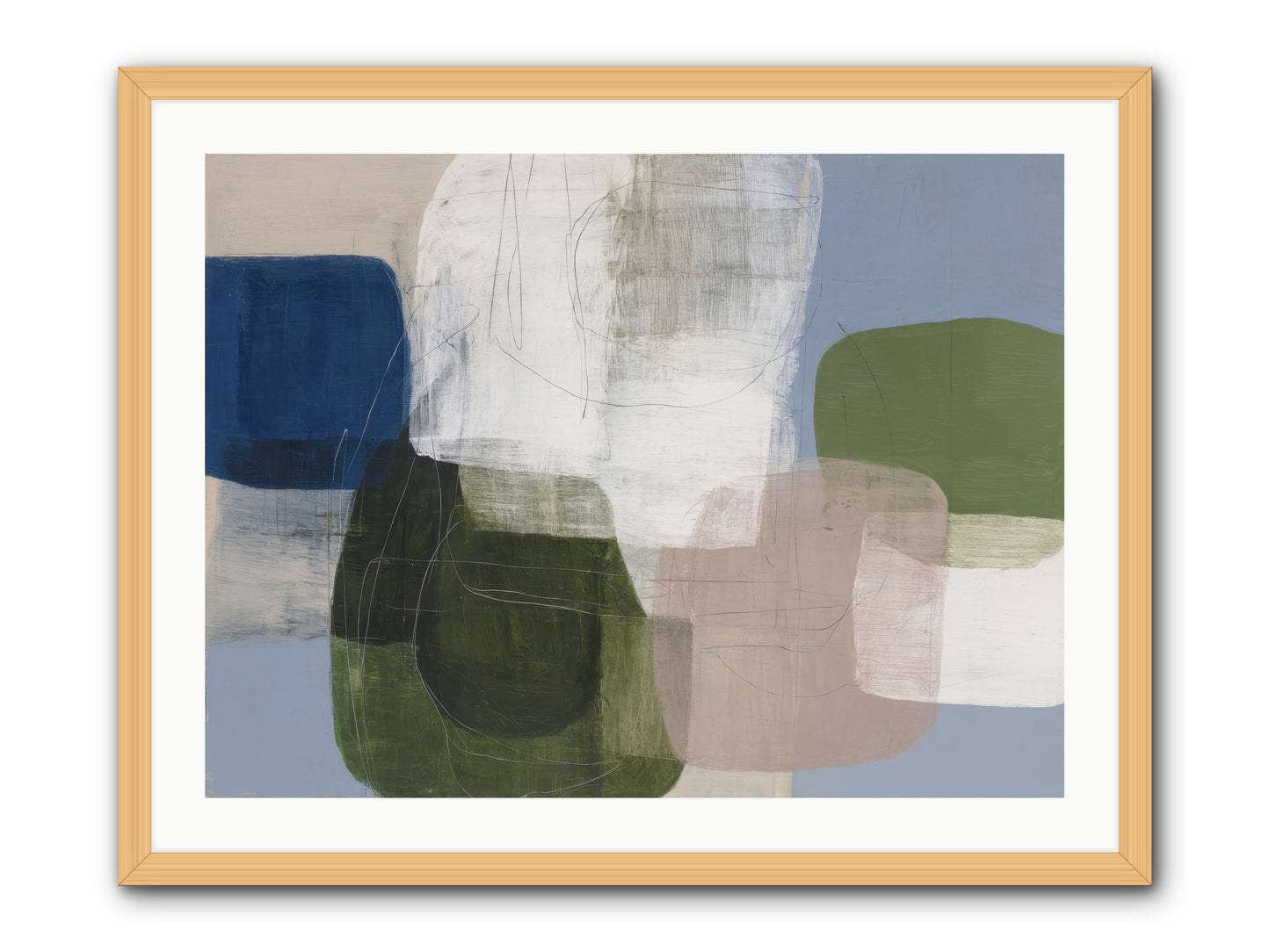 Meridian -- Framed Print - Natural 32x24