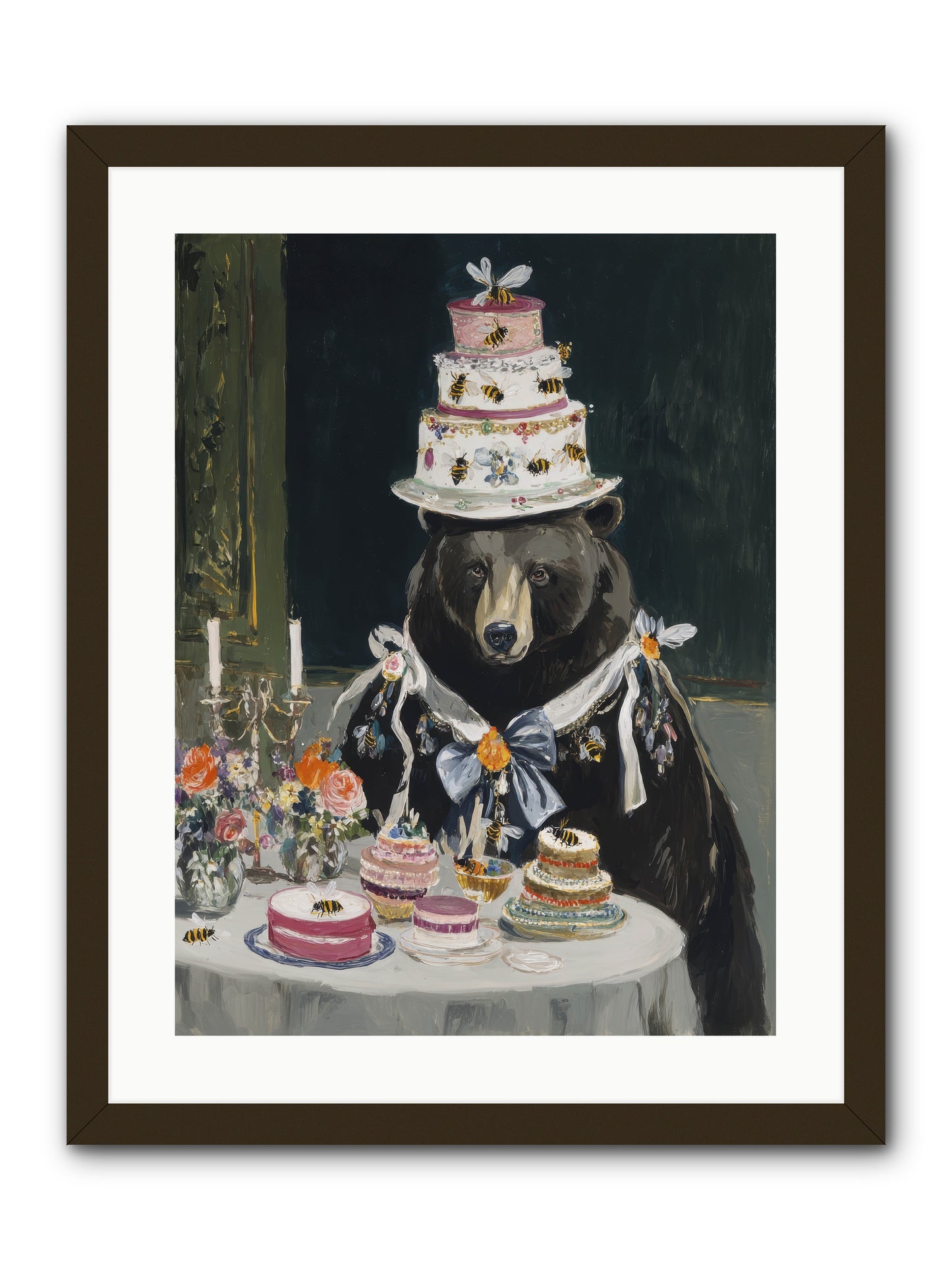 Meringue Wishes No.2 -- Framed Print - Black 18x24