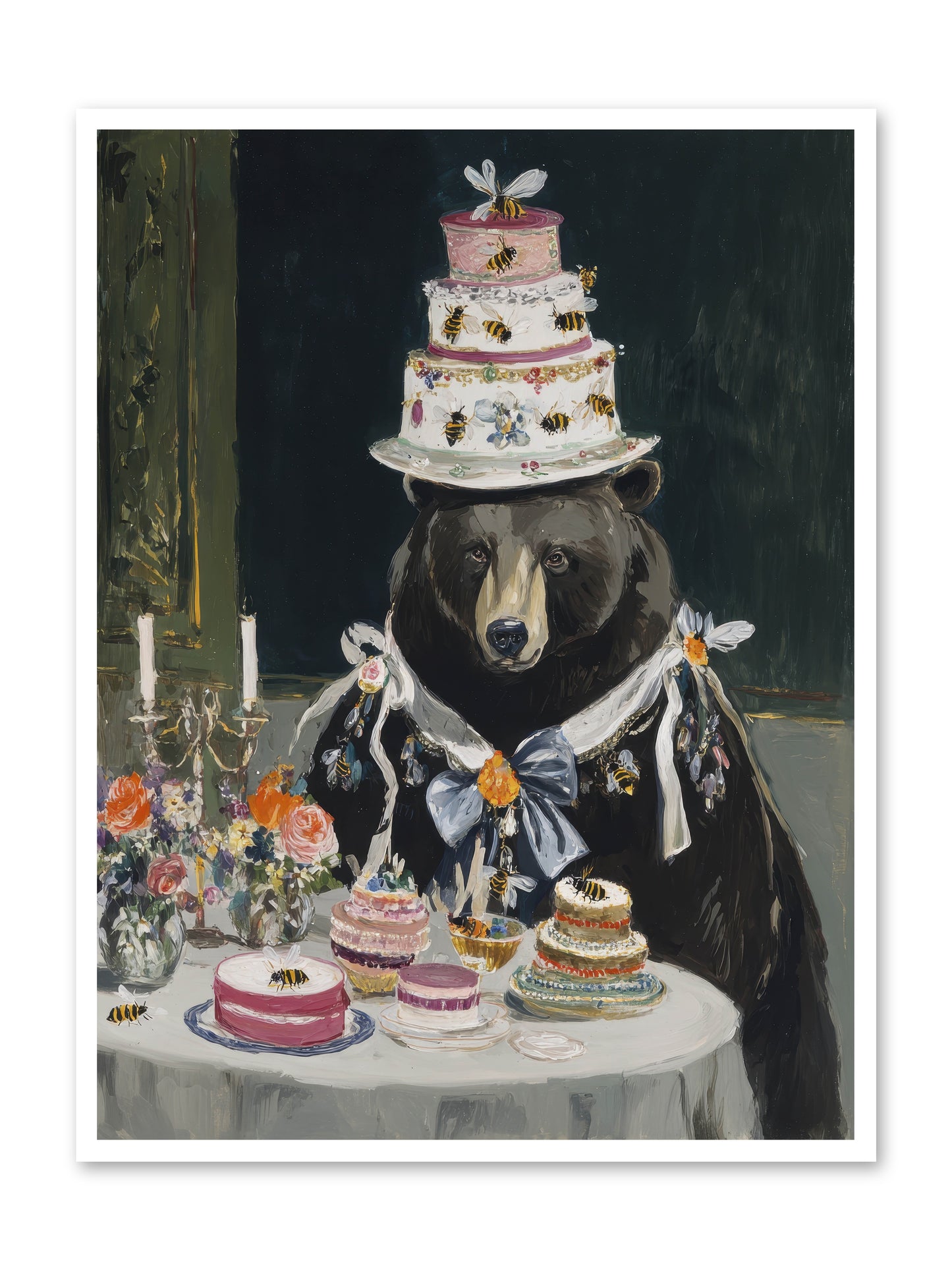 Meringue Wishes No.2 -- Loose Canvas Print 36x48