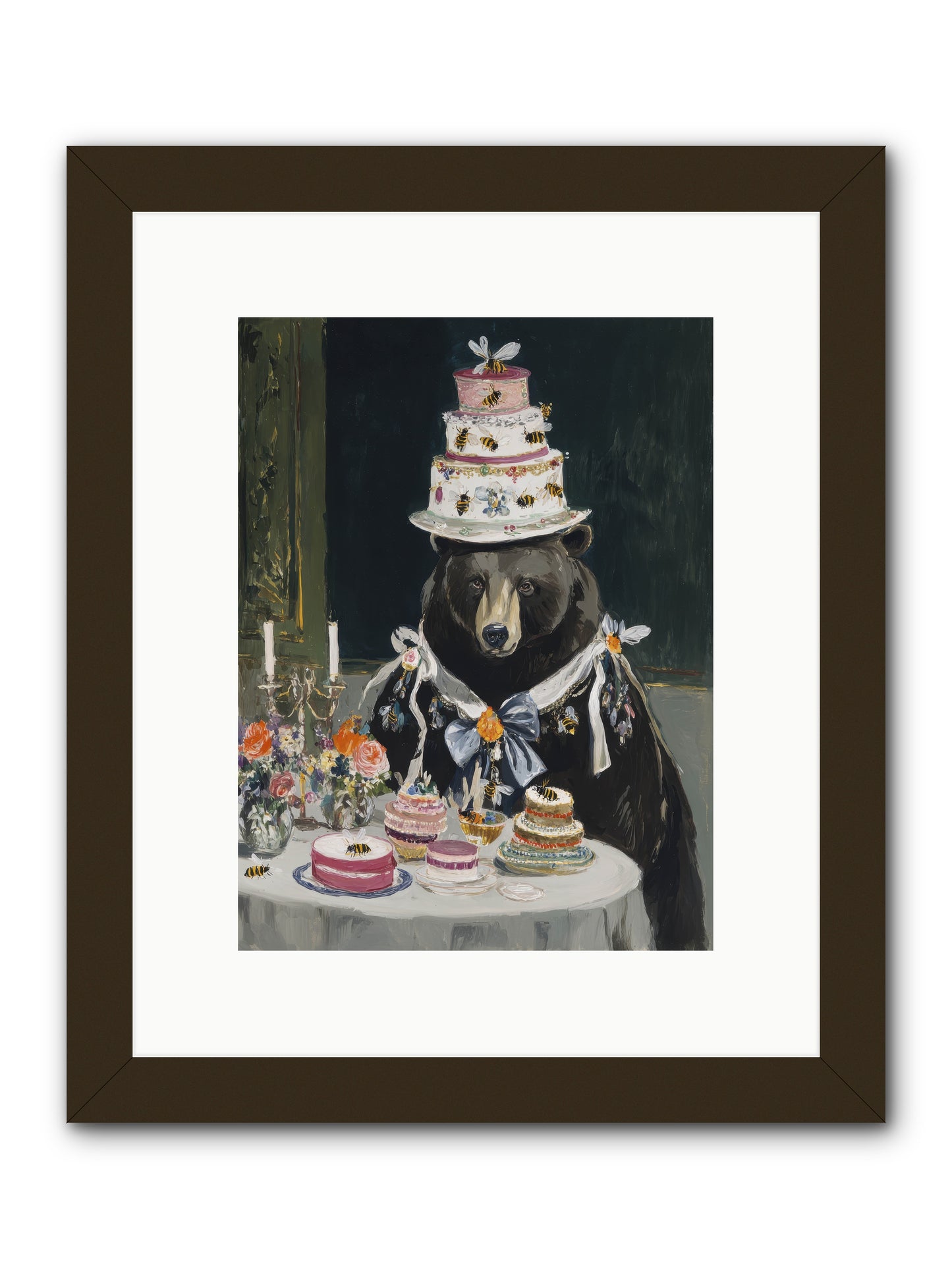 Meringue Wishes No.2 -- Framed Print - Black 9x12