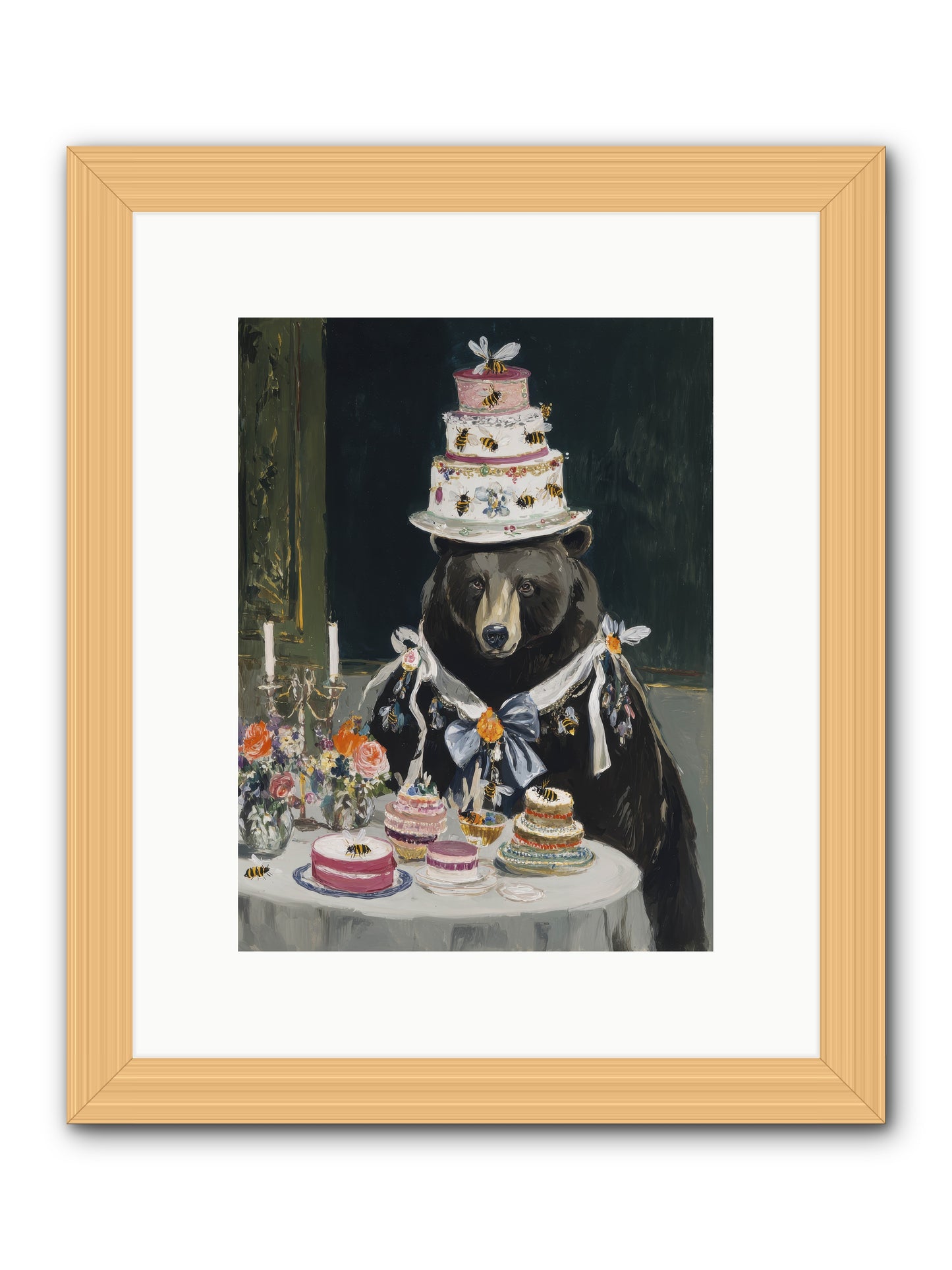 Meringue Wishes No.2 -- Framed Print - Natural 9x12
