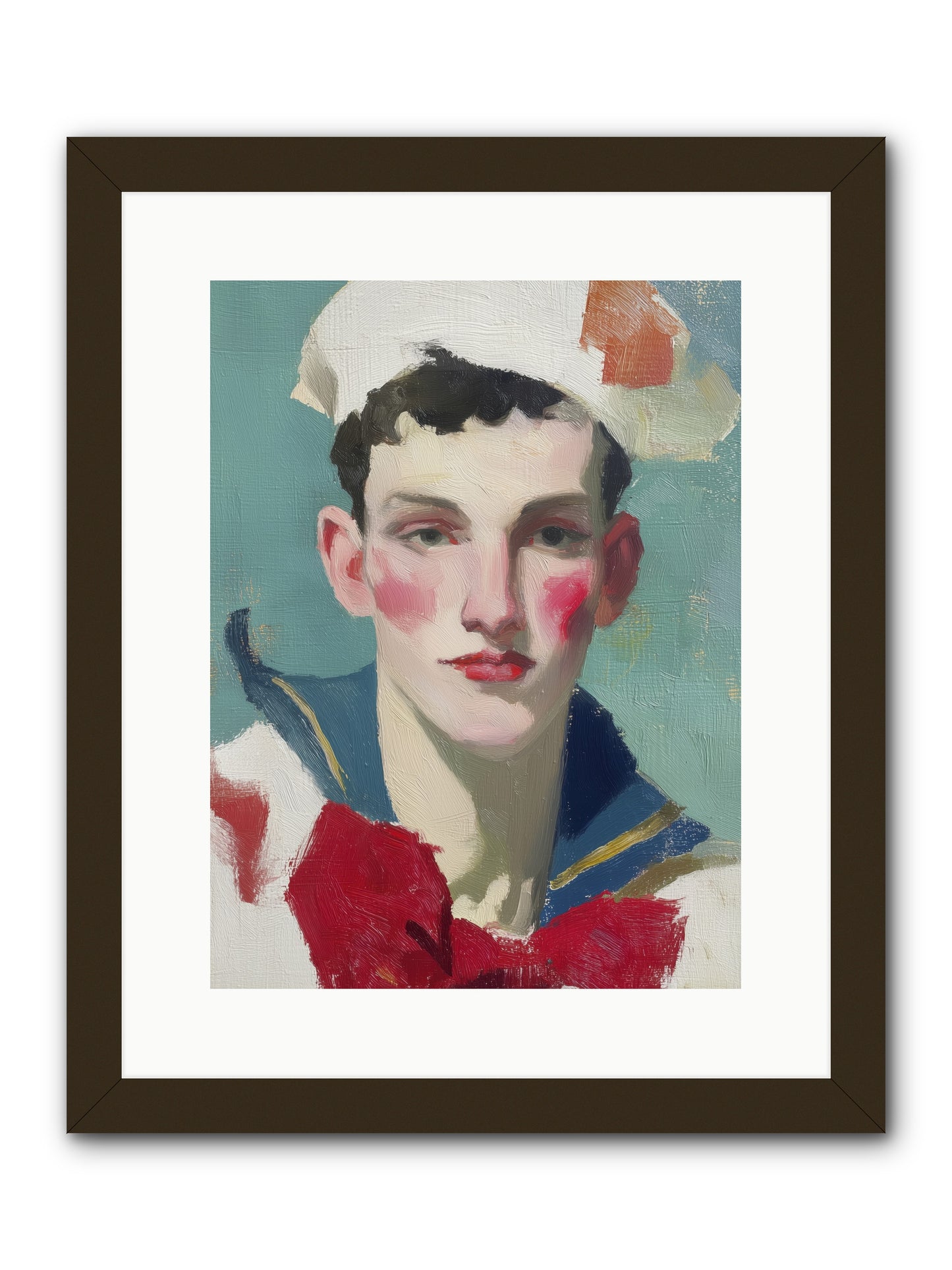 Mermaid's Son  -- Framed Print - Black 12x16