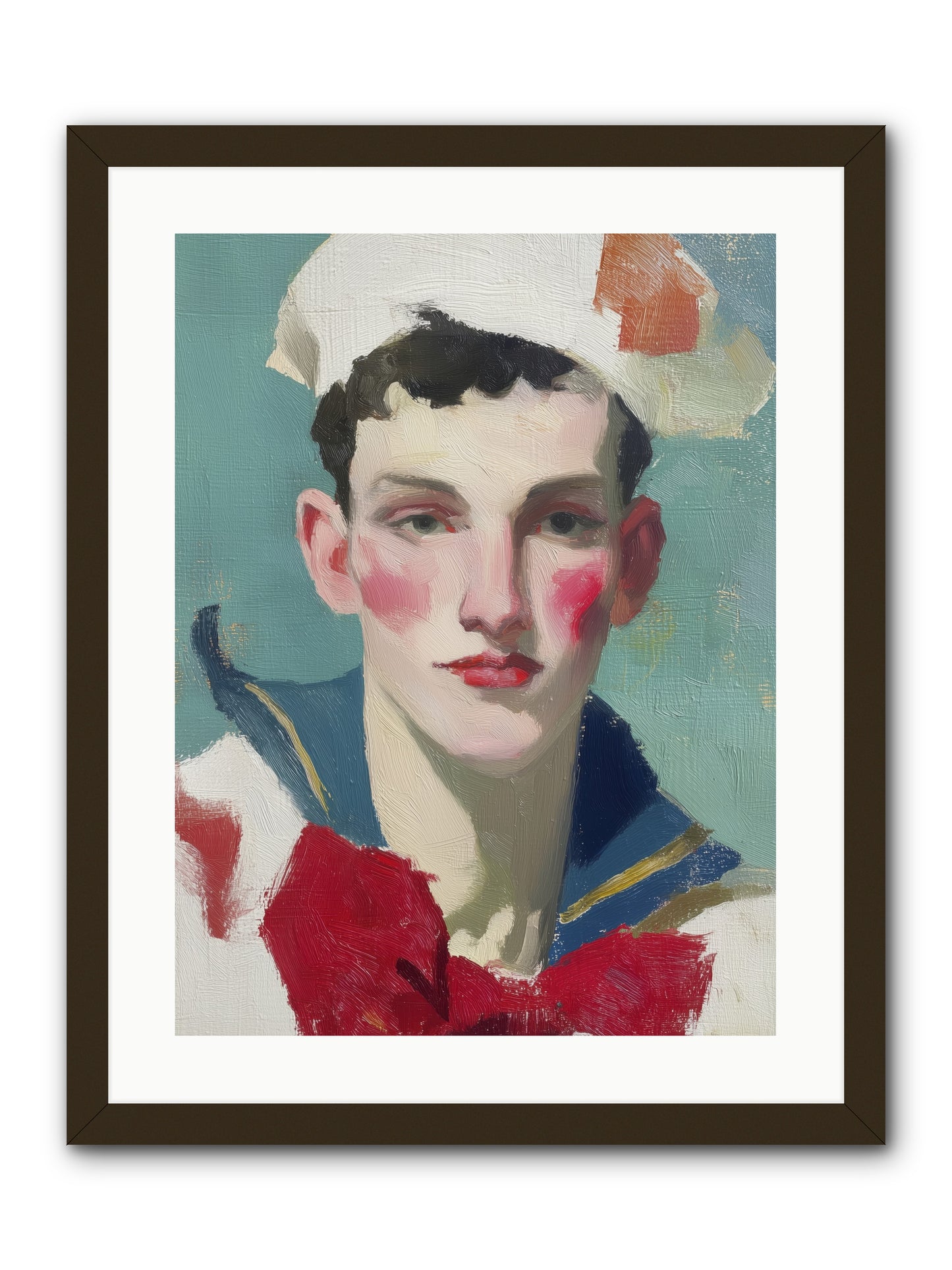 Mermaid's Son  -- Framed Print - Black 18x24