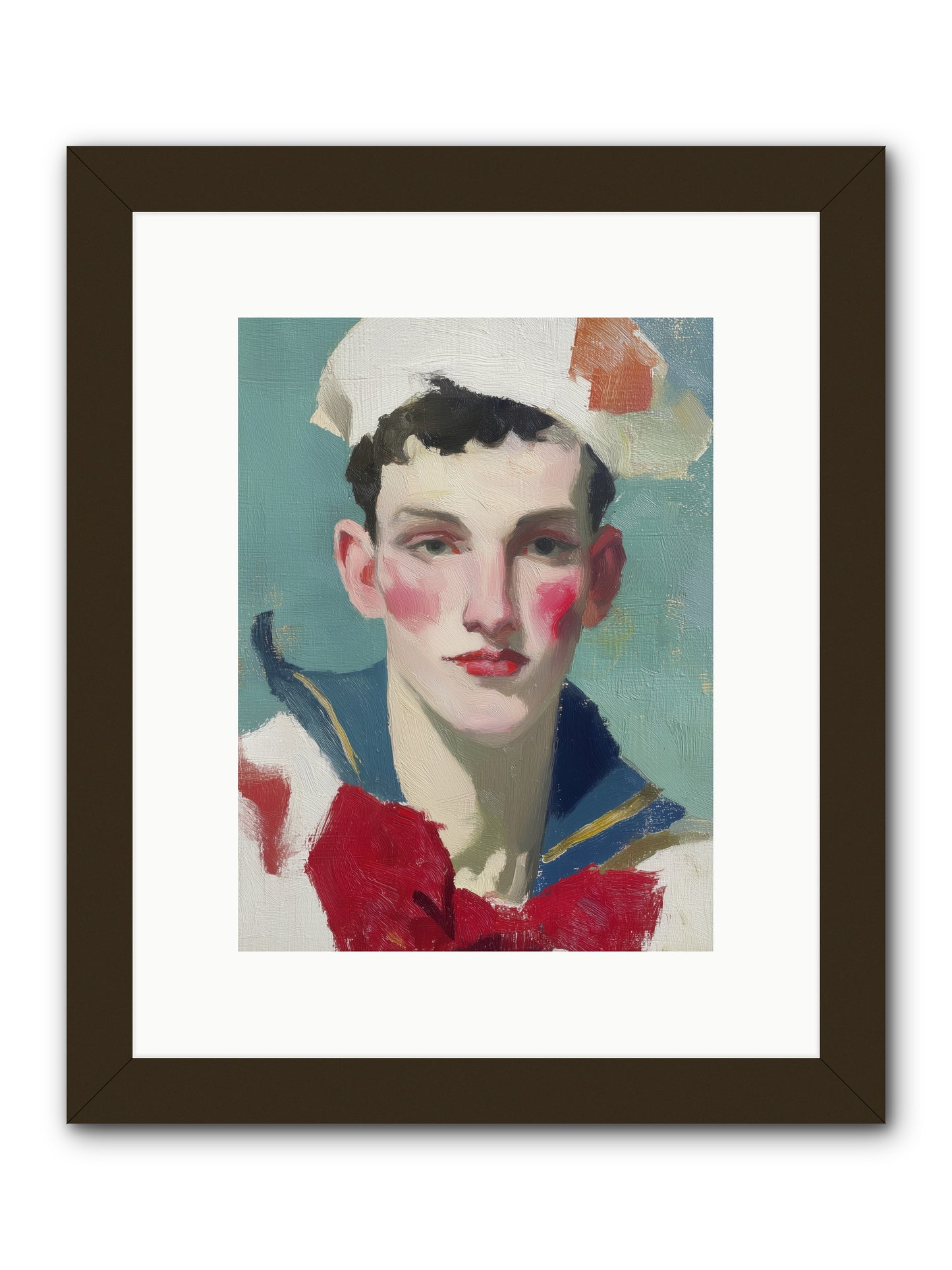 Mermaid's Son  -- Framed Print - Black 9x12