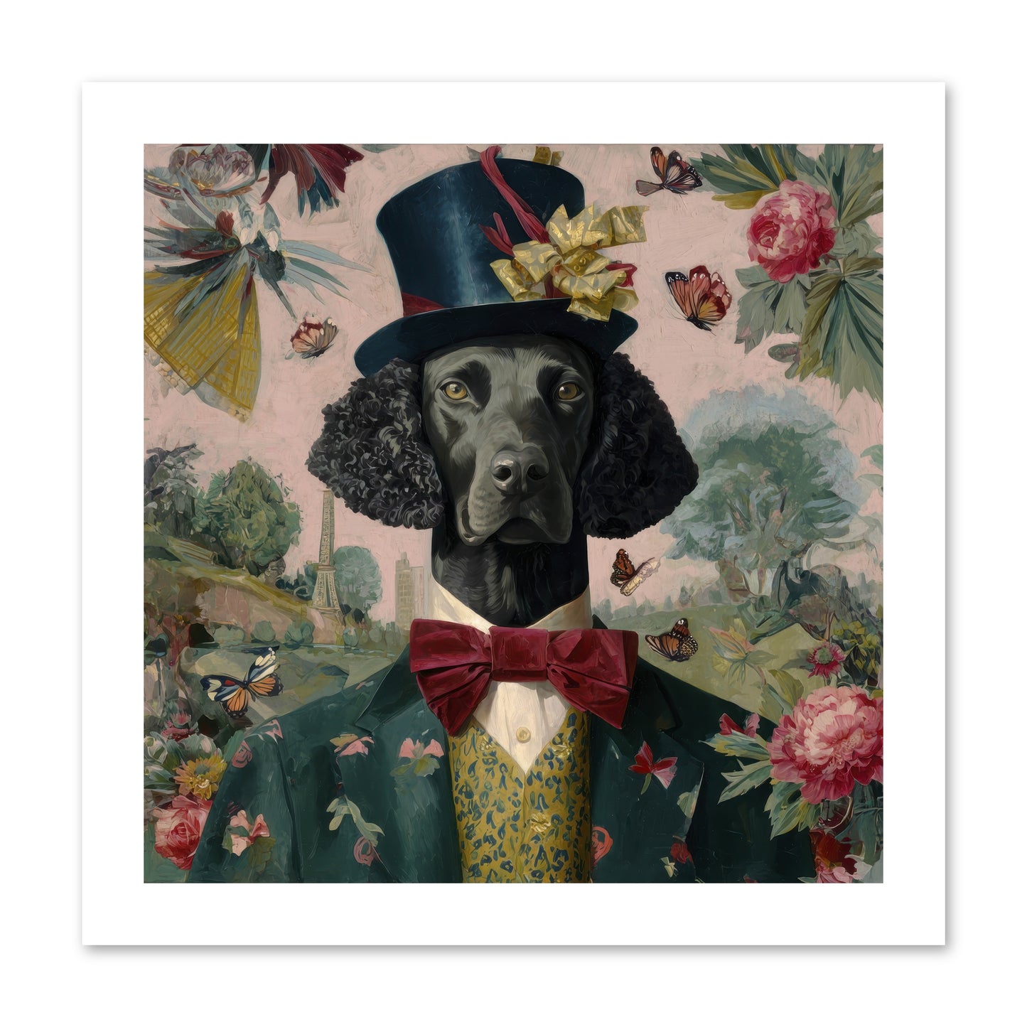 Merriment’s Echo -- Paper Print 12x12