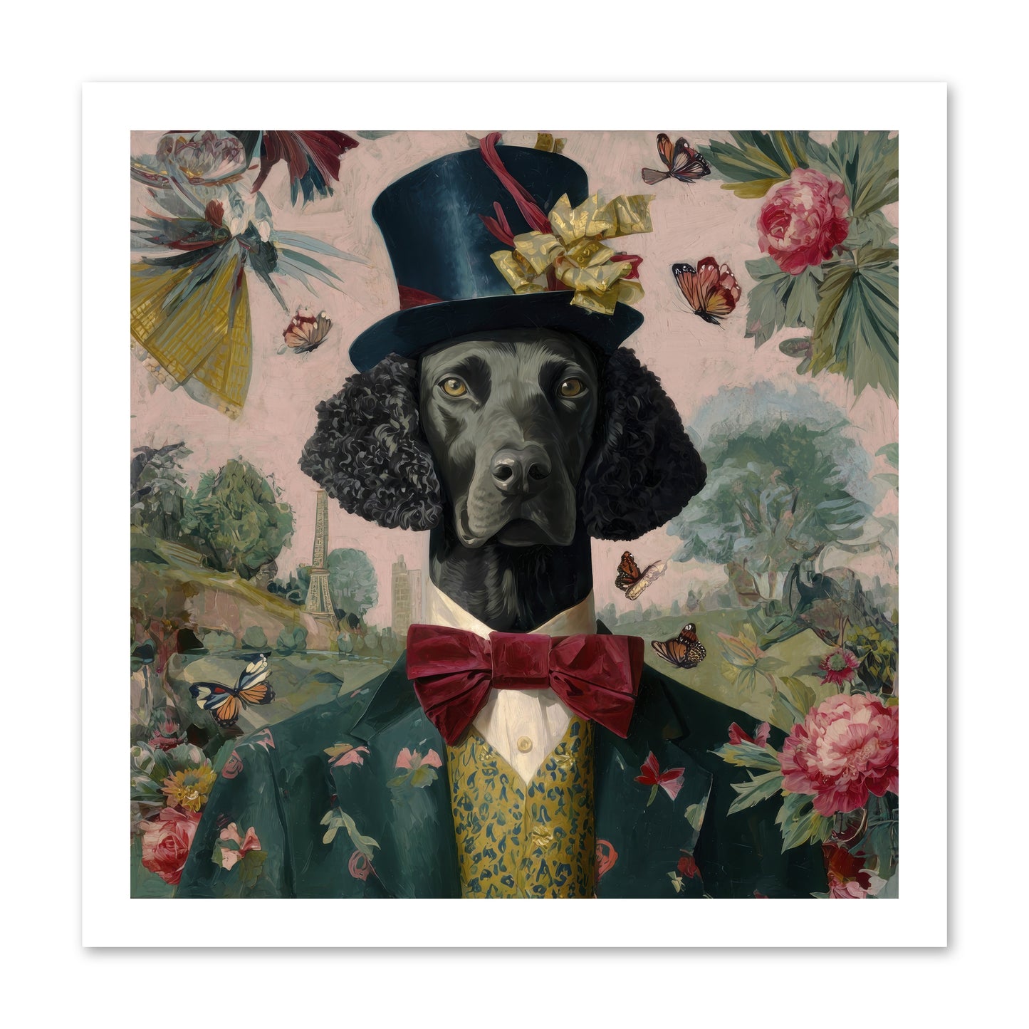 Merriment’s Echo -- Paper Print 16x16