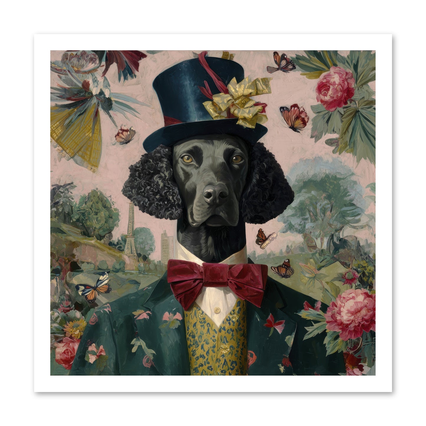 Merriment’s Echo -- Paper Print 20x20