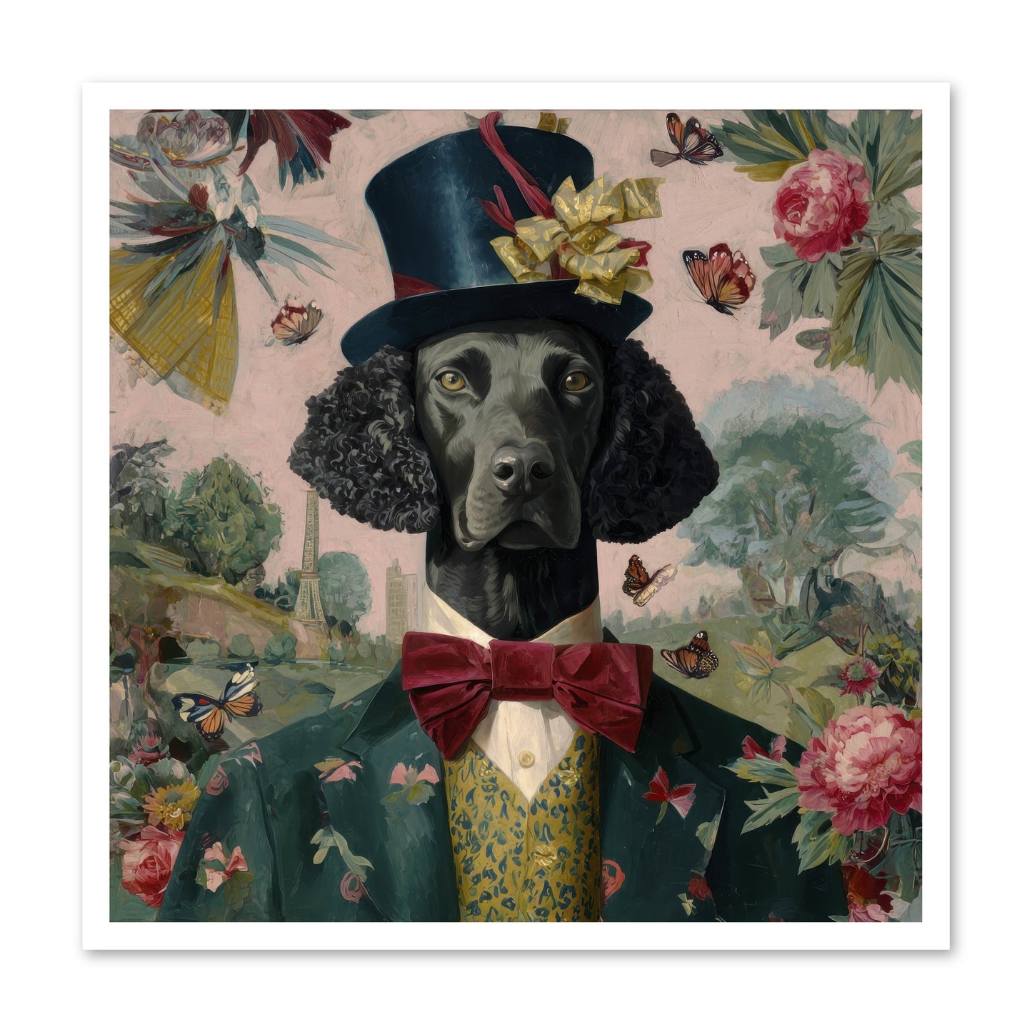 Merriment’s Echo -- Loose Canvas Print 30x30