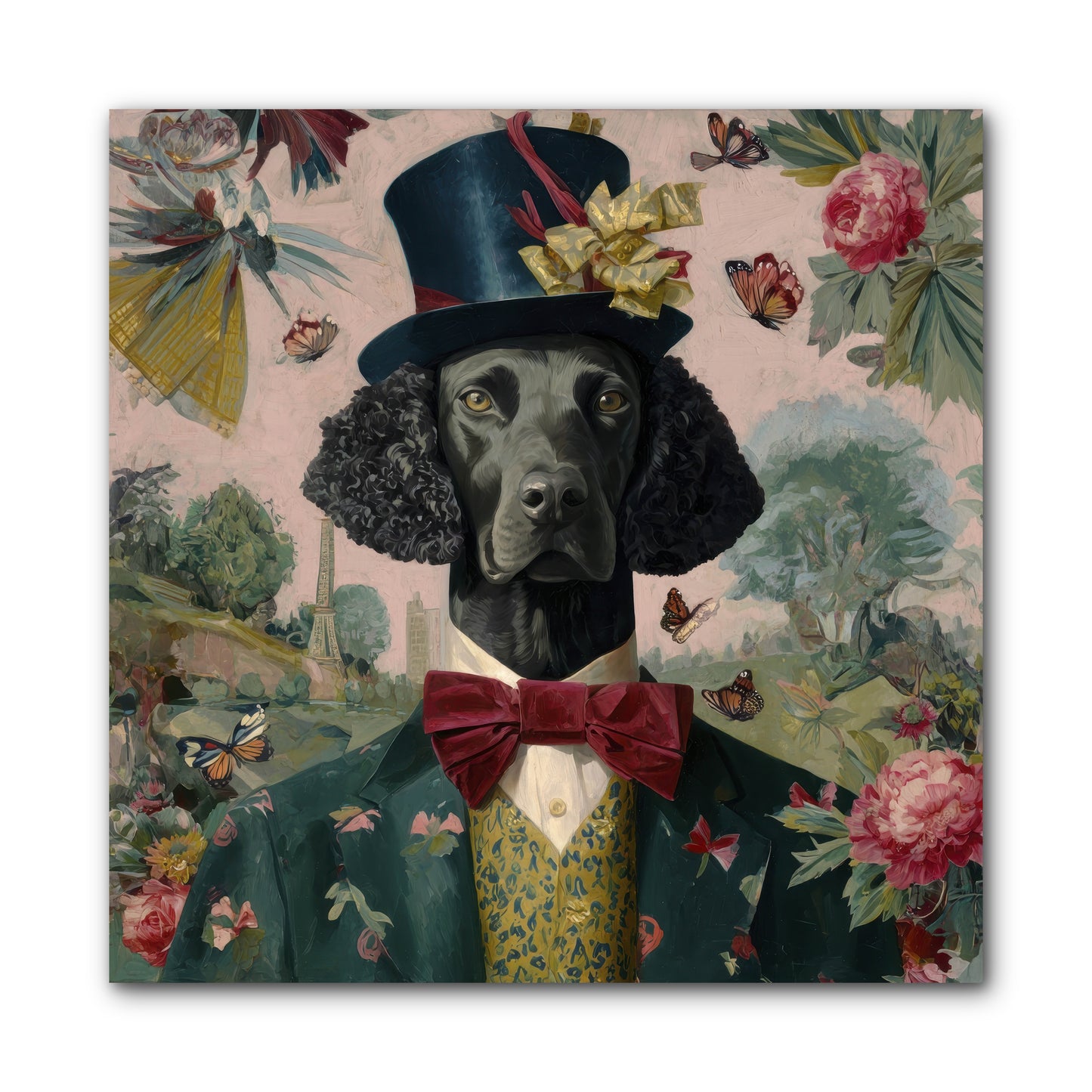 Merriment’s Echo -- Wrapped Canvas 10x10