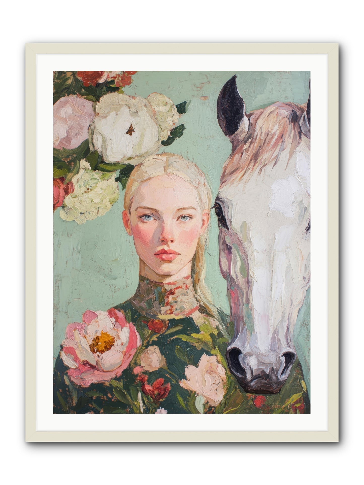 Mesa Enchantment -- Framed Print - White 30x40