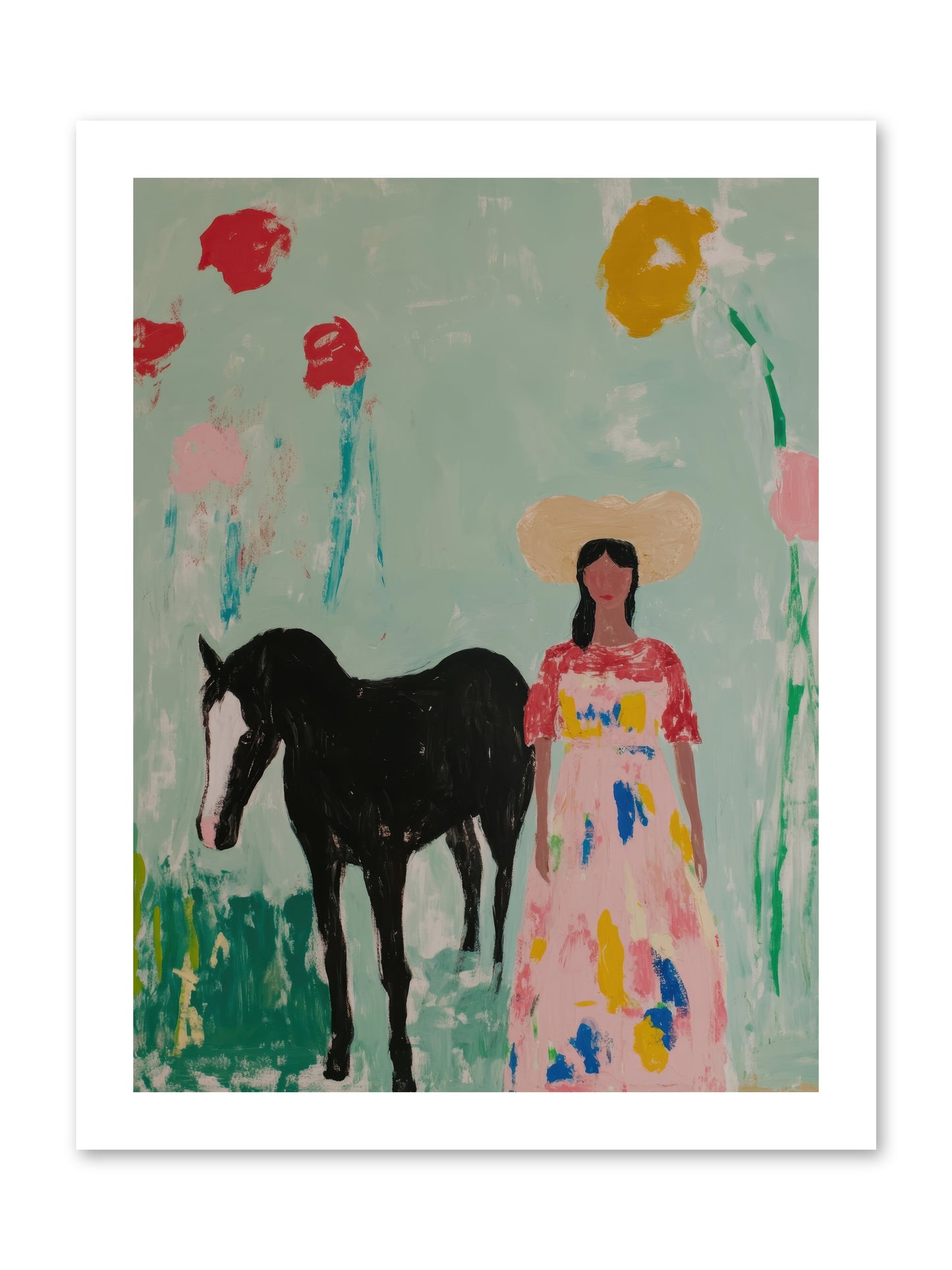 Mesa Moon Melody -- Loose Canvas Print 12x16