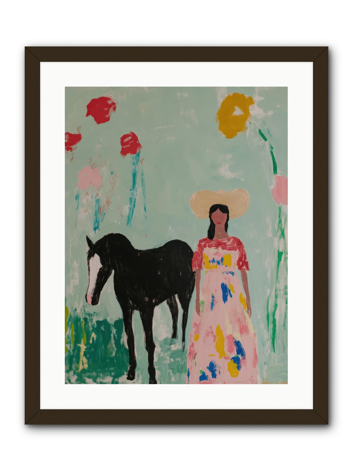 Mesa Moon Melody -- Framed Print - Black 18x24
