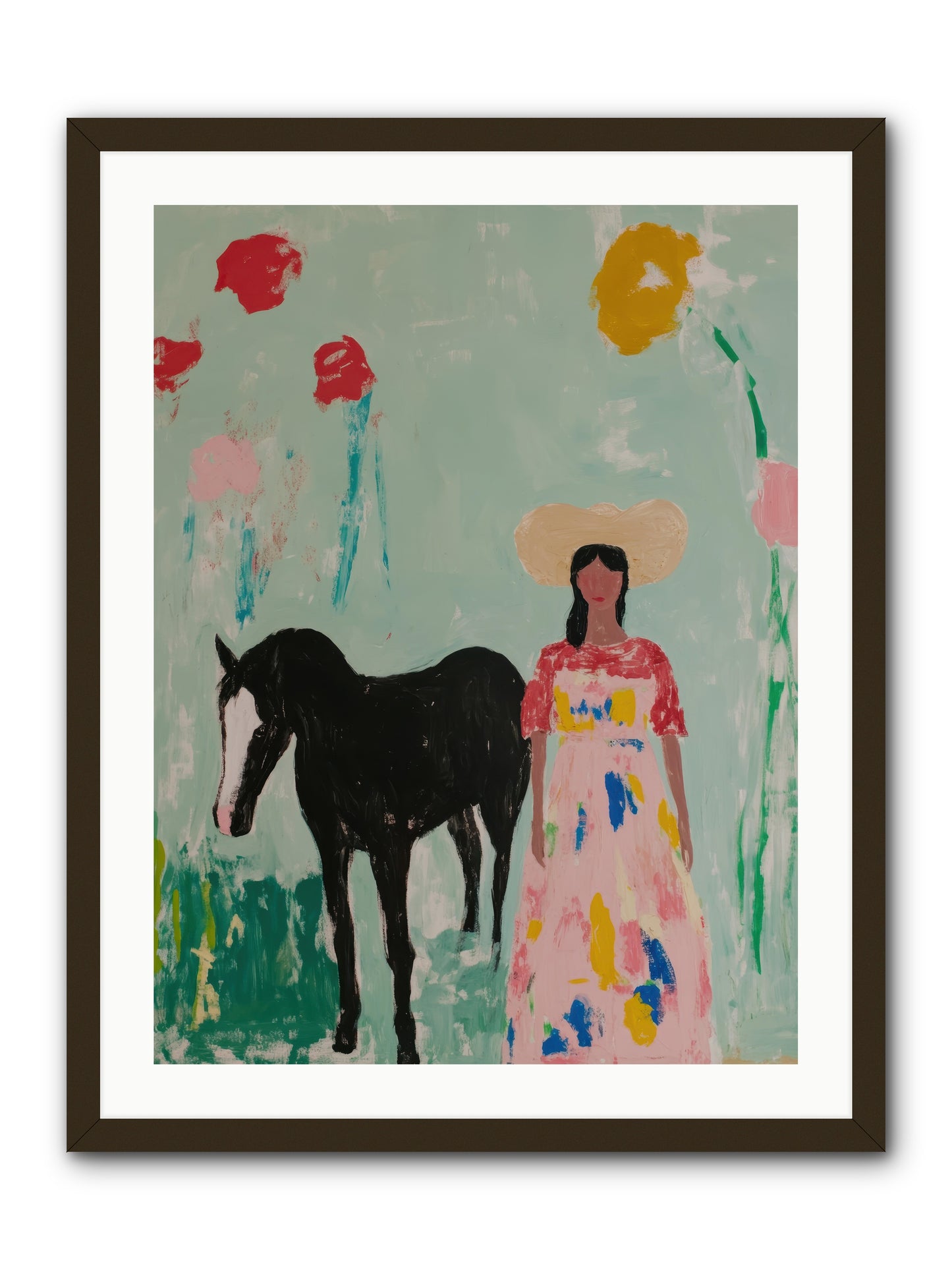 Mesa Moon Melody -- Framed Print - Black 24x32