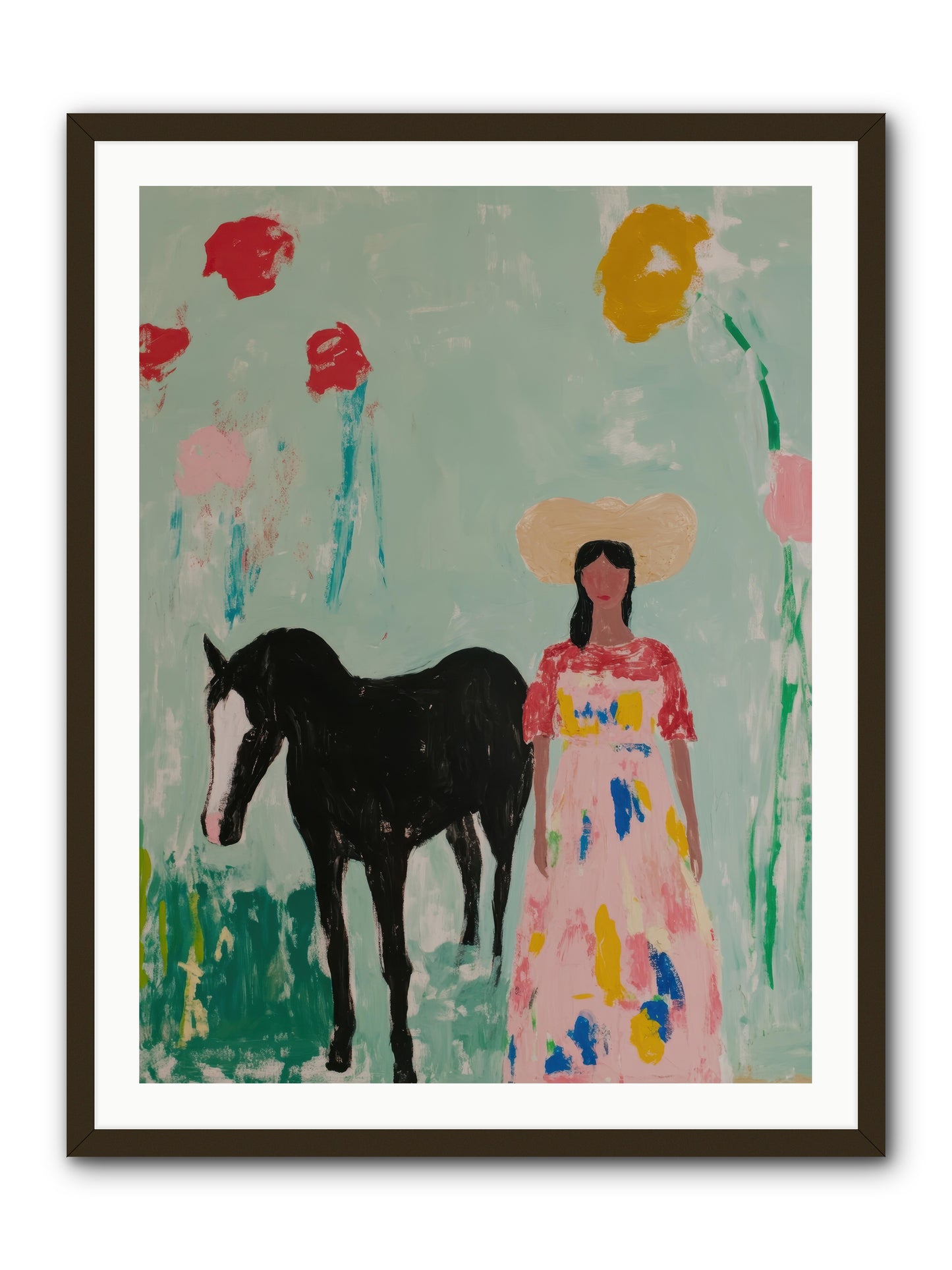 Mesa Moon Melody -- Framed Print - Black 30x40