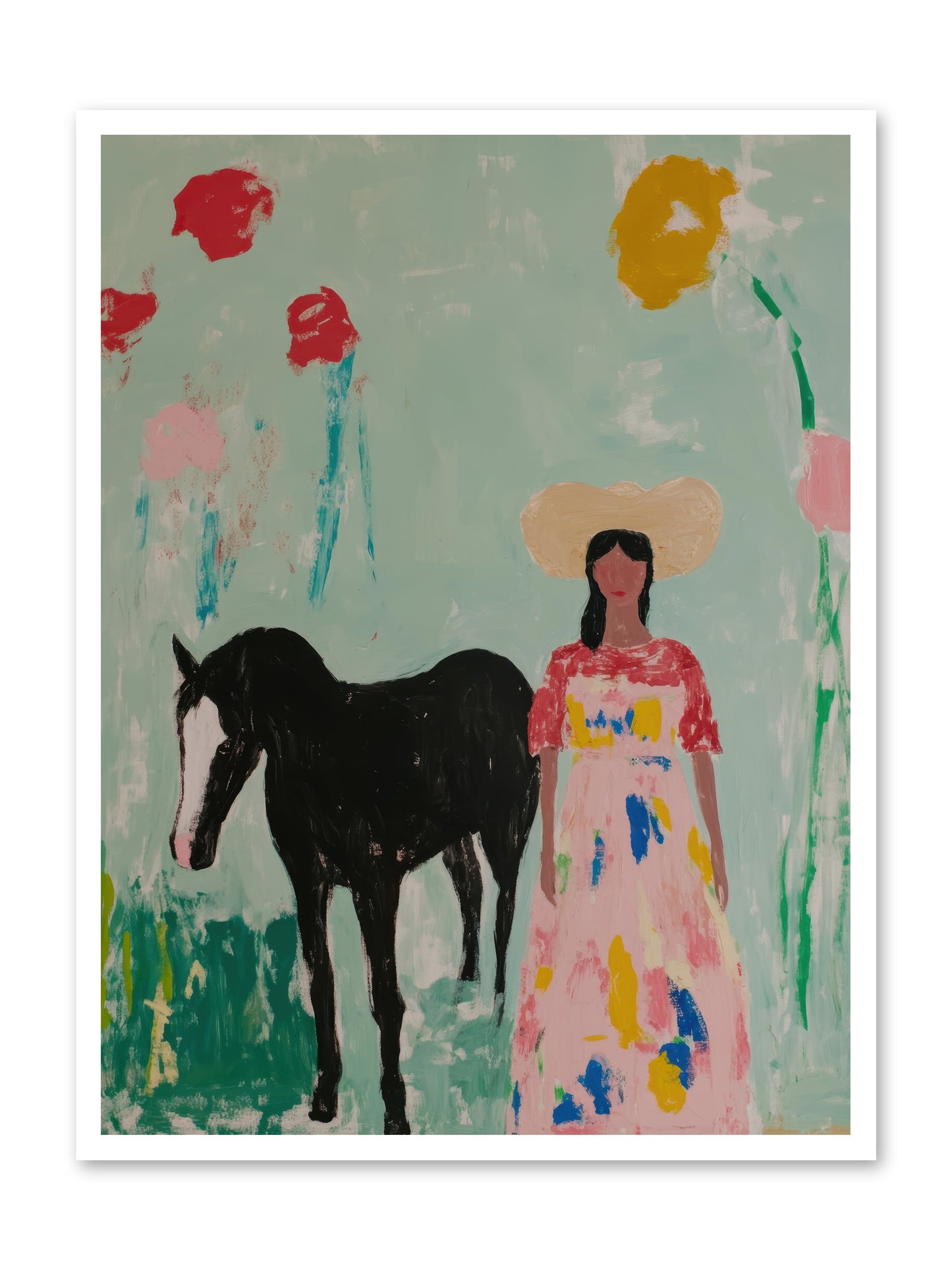 Mesa Moon Melody -- Loose Canvas Print 30x40