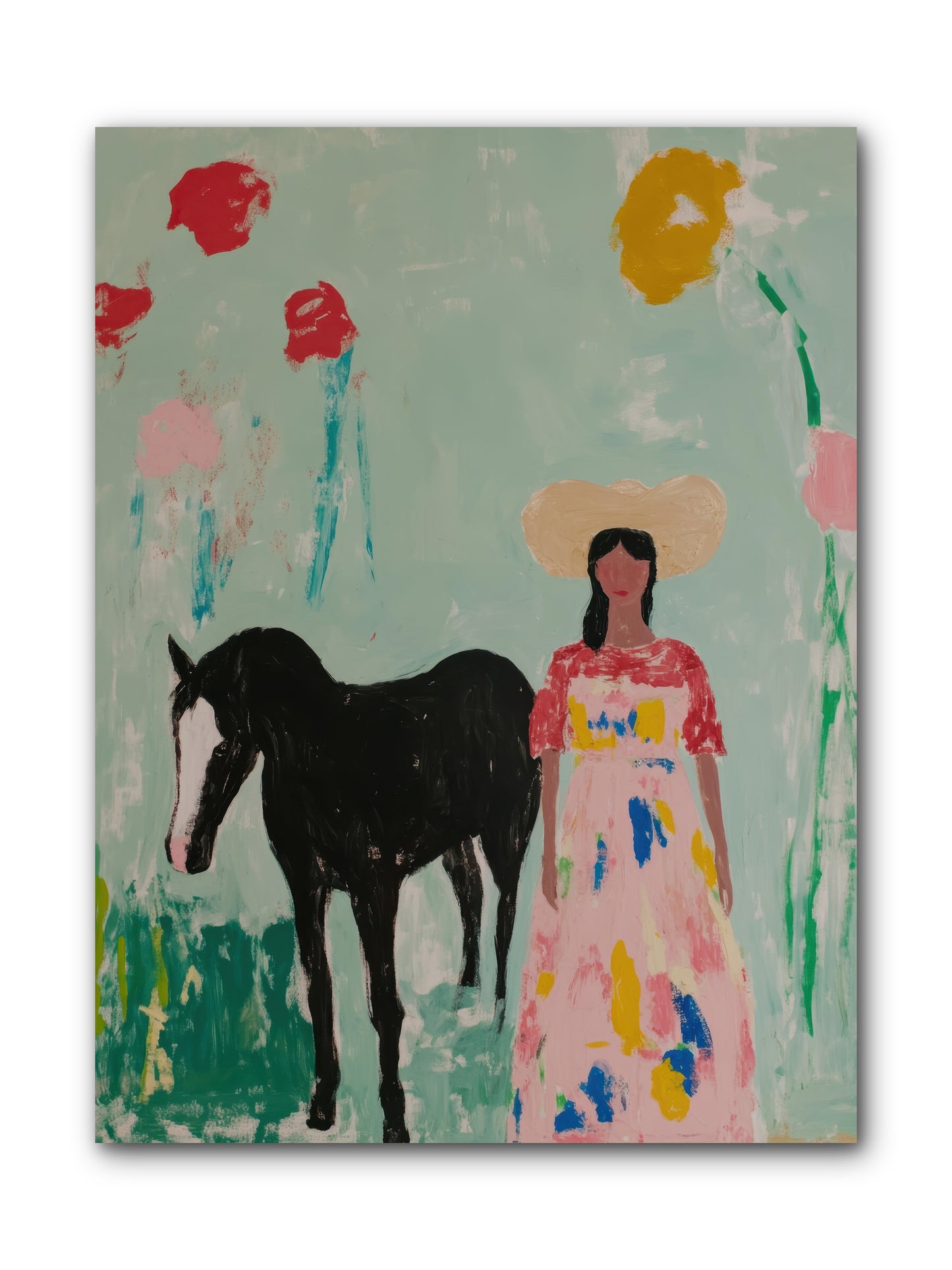 Mesa Moon Melody -- Wrapped Canvas 9x12