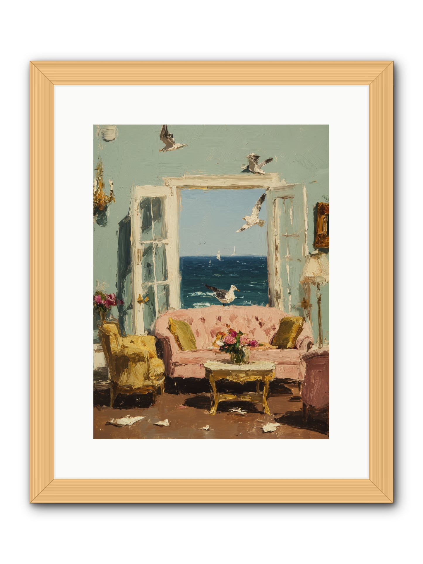 Mesmerized Moments -- Framed Print - Natural 12x16