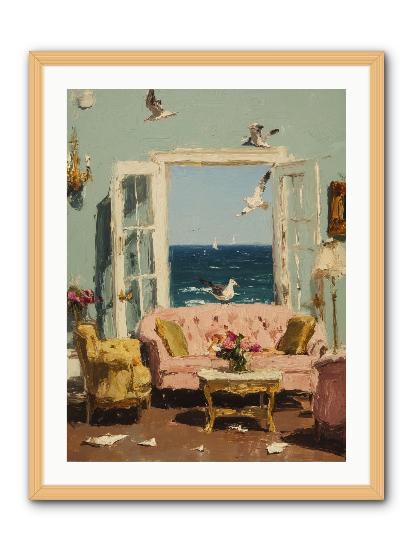 Mesmerized Moments -- Framed Print - Natural 24x32
