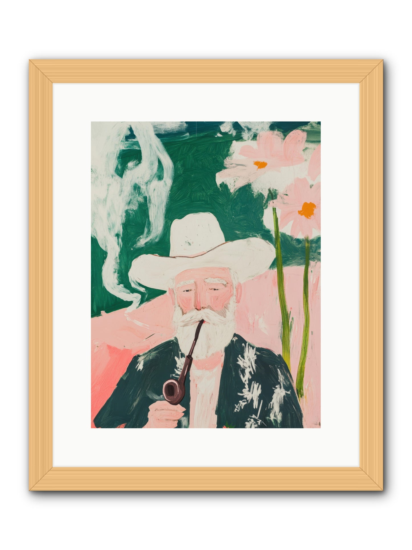 Mesquite Memories -- Framed Print - Natural 12x16