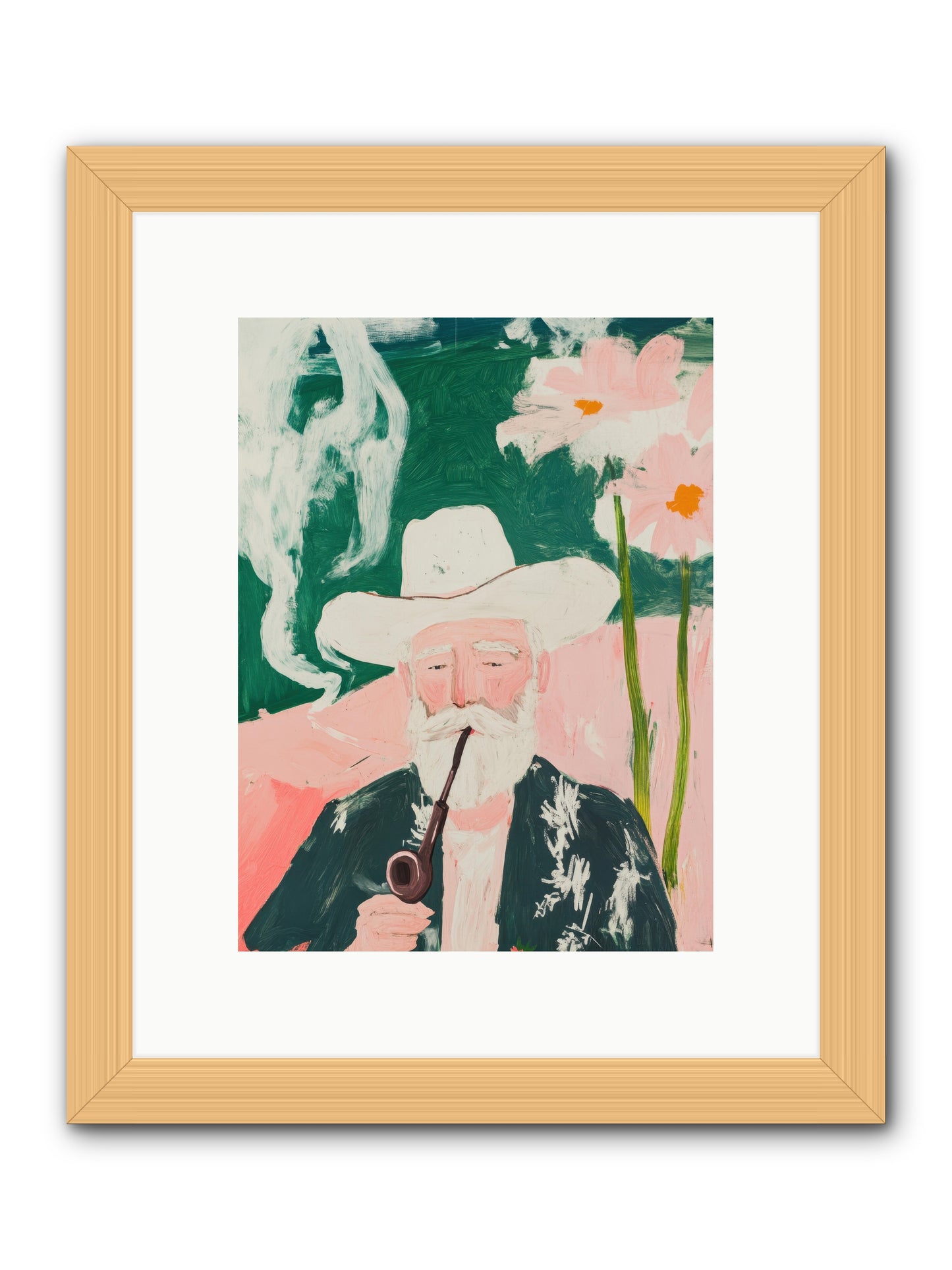 Mesquite Memories -- Framed Print - Natural 9x12