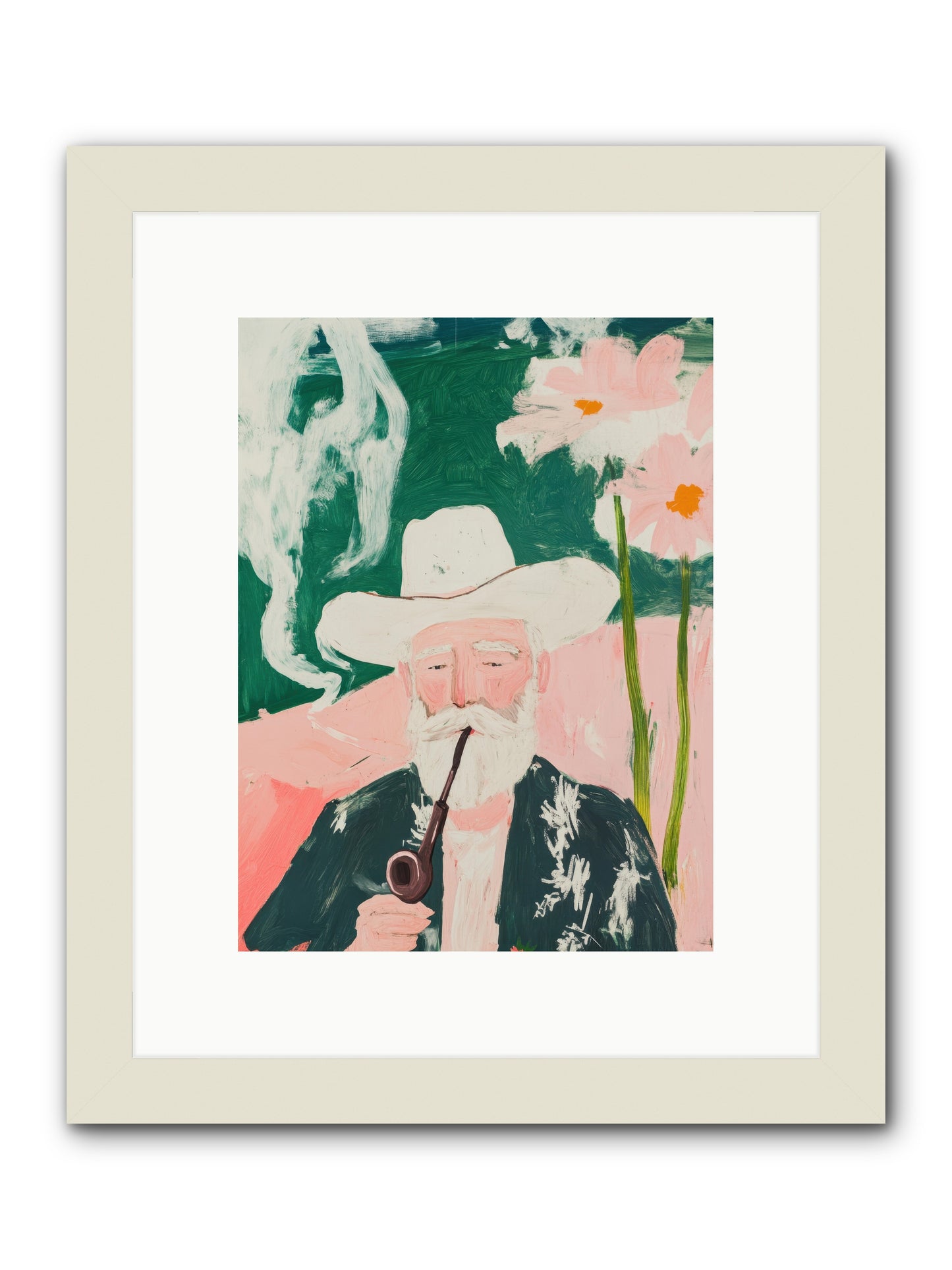 Mesquite Memories -- Framed Print - White 9x12