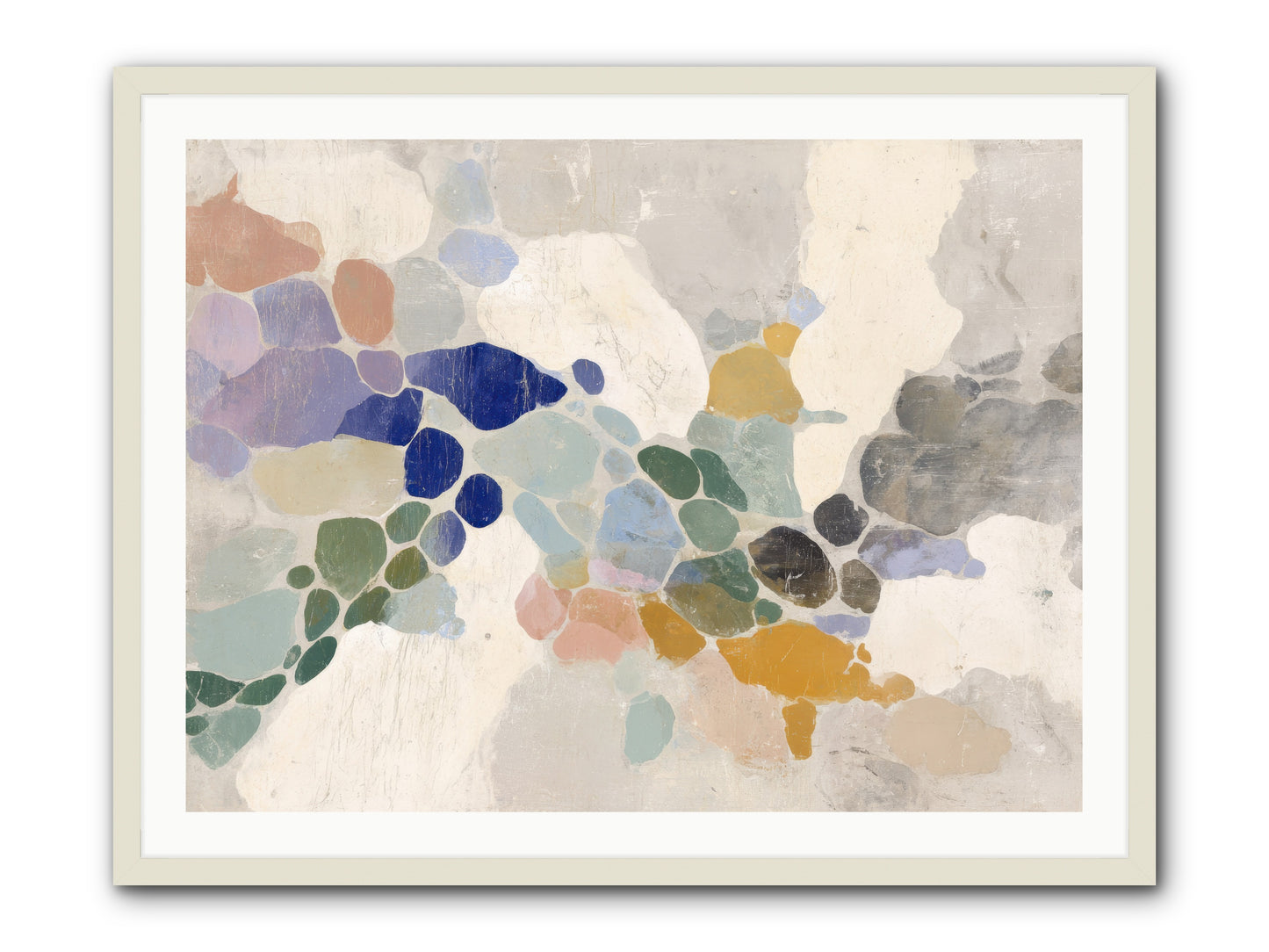Mica -- Framed Print - White 40x30