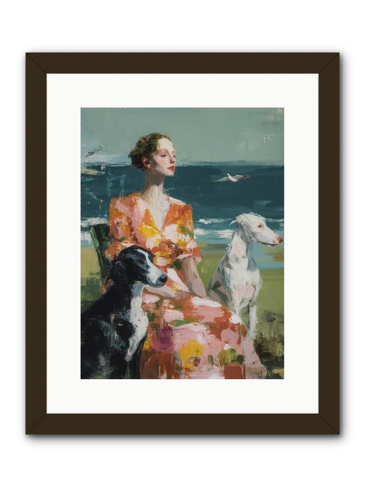 Midday Dreams  -- Framed Print - Black 12x16