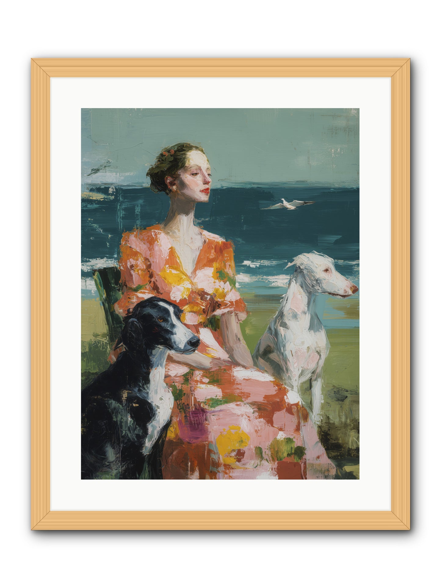 Midday Dreams  -- Framed Print - Natural 18x24