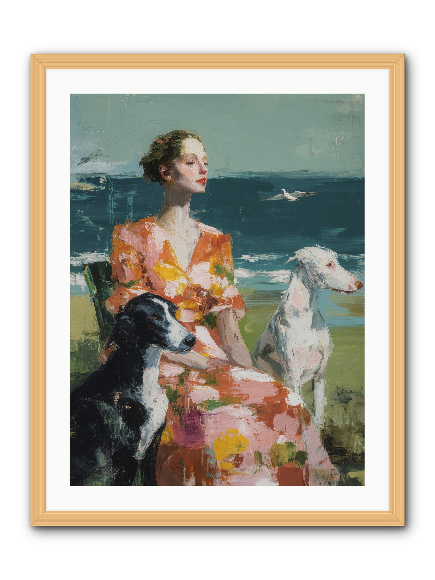 Midday Dreams  -- Framed Print - Natural 24x32