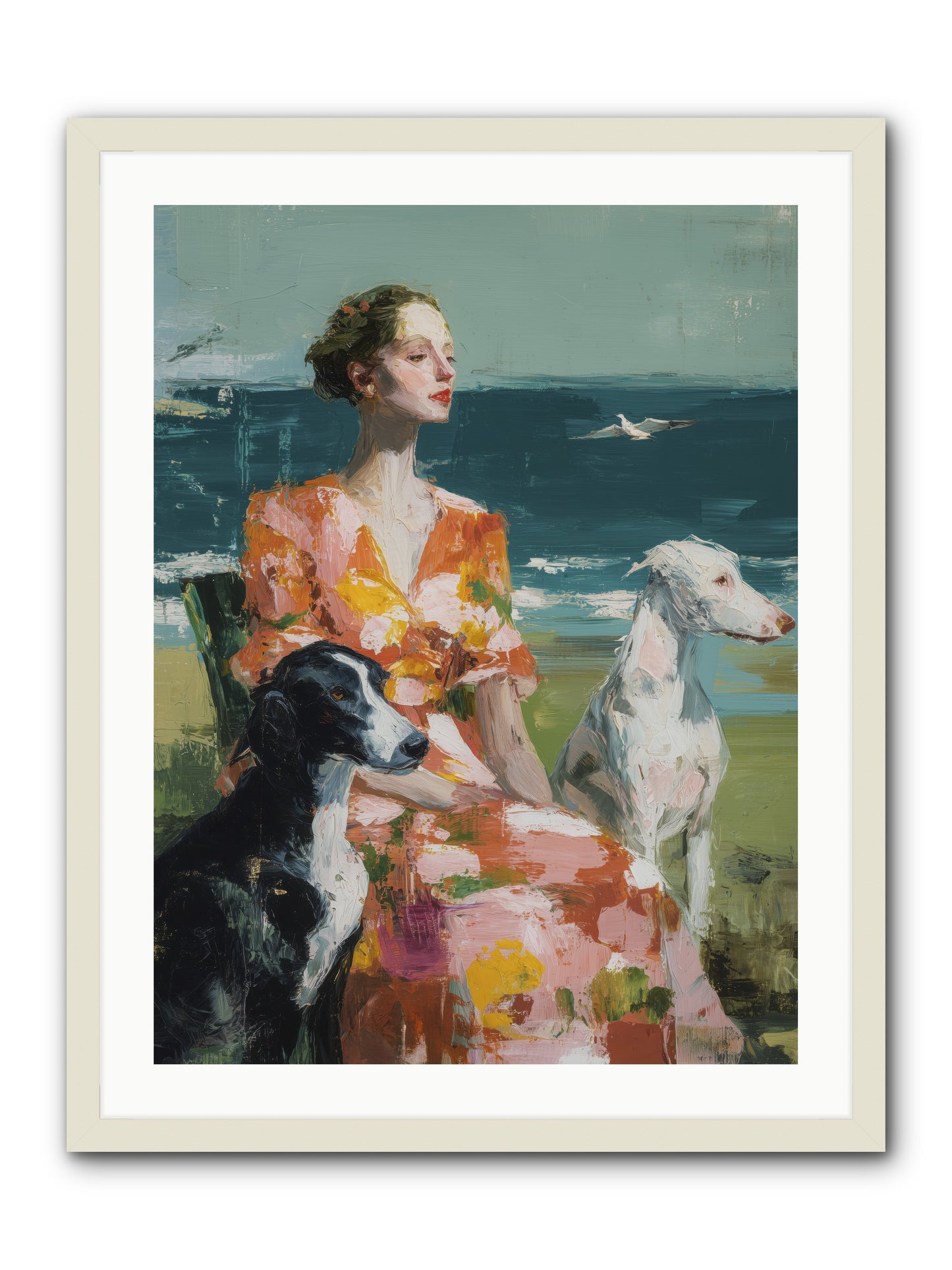 Midday Dreams  -- Framed Print - White 24x32