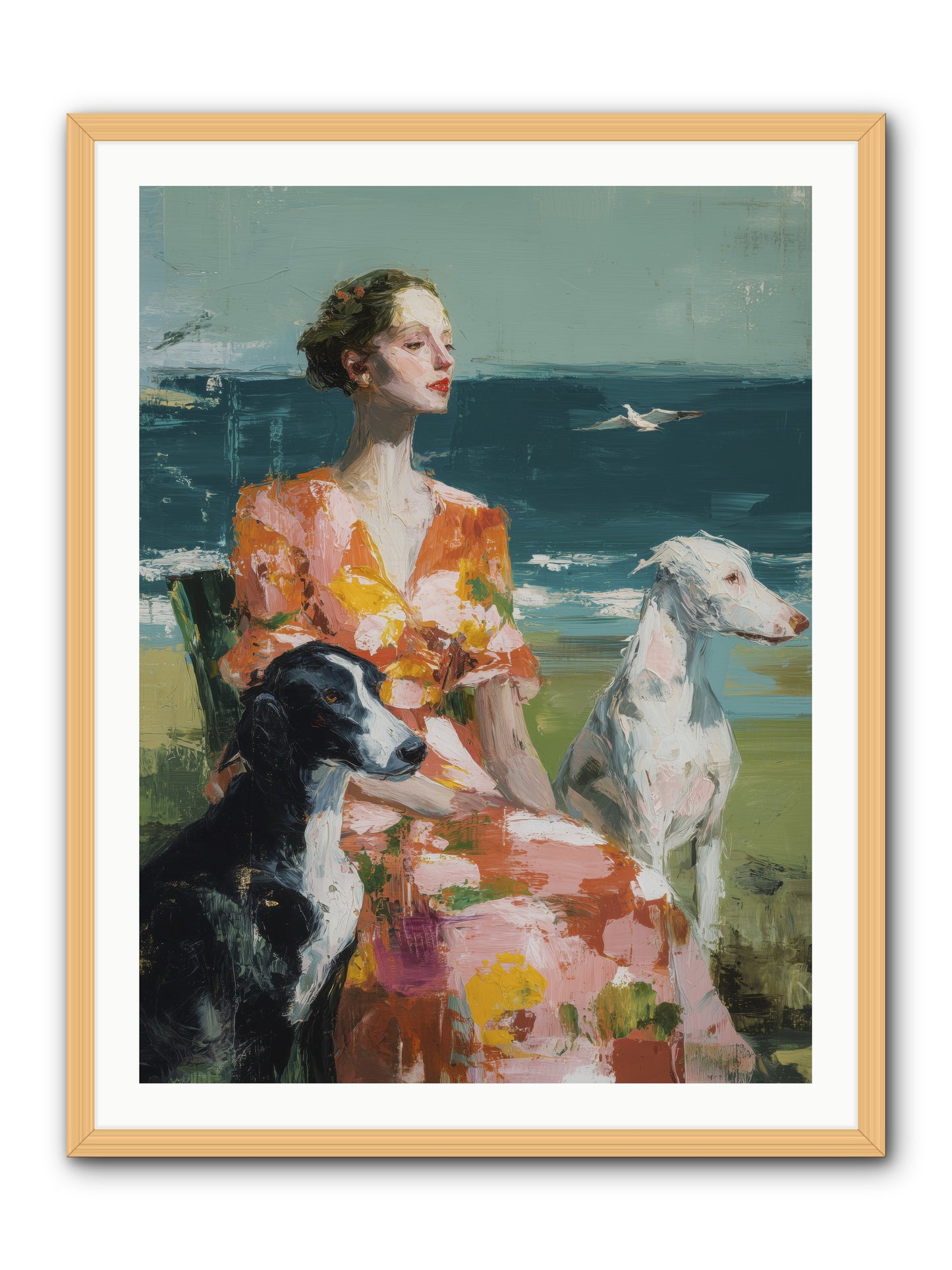 Midday Dreams  -- Framed Print - Natural 30x40