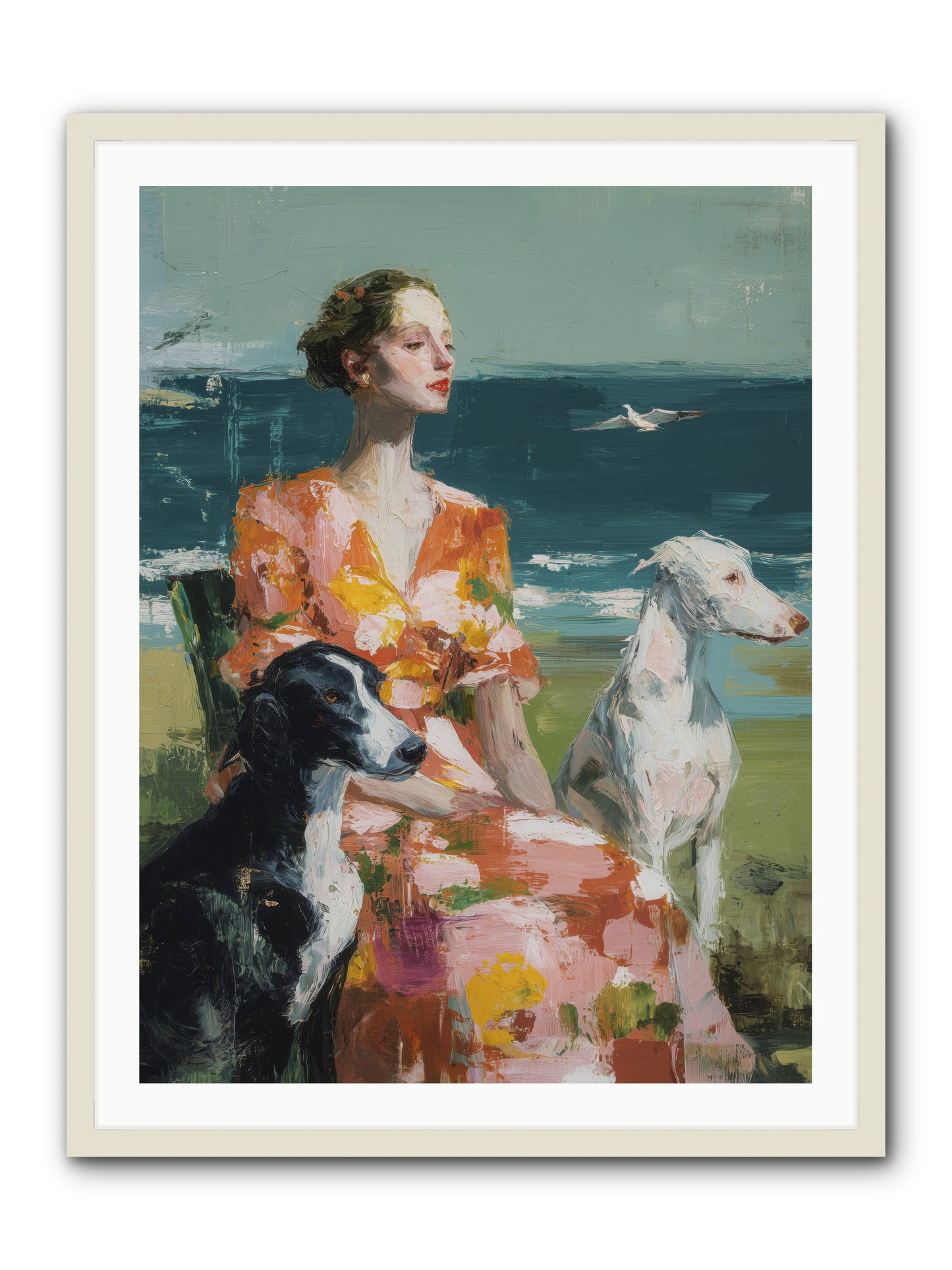 Midday Dreams  -- Framed Print - White 30x40