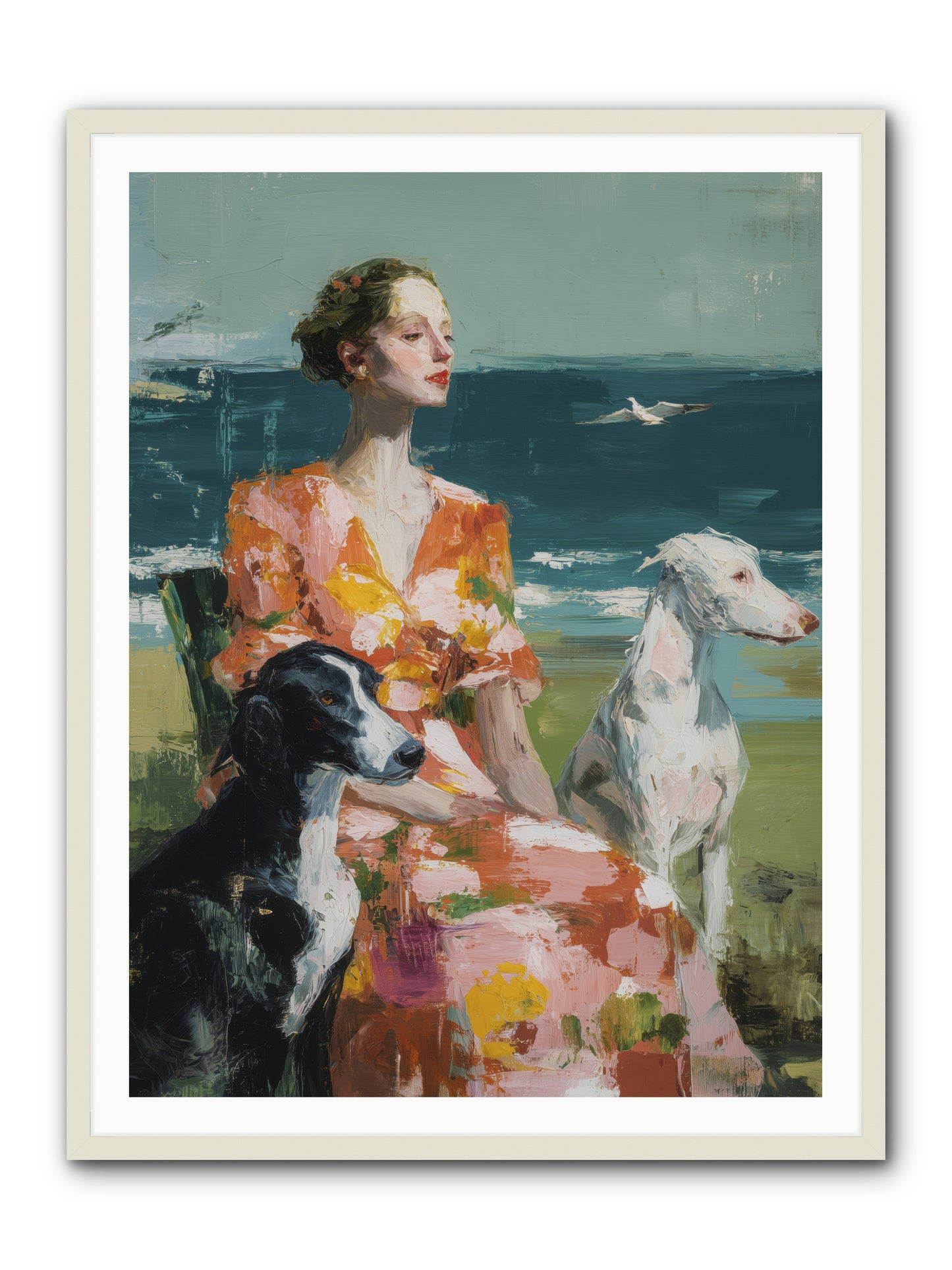 Midday Dreams  -- Framed Print - White 36x48