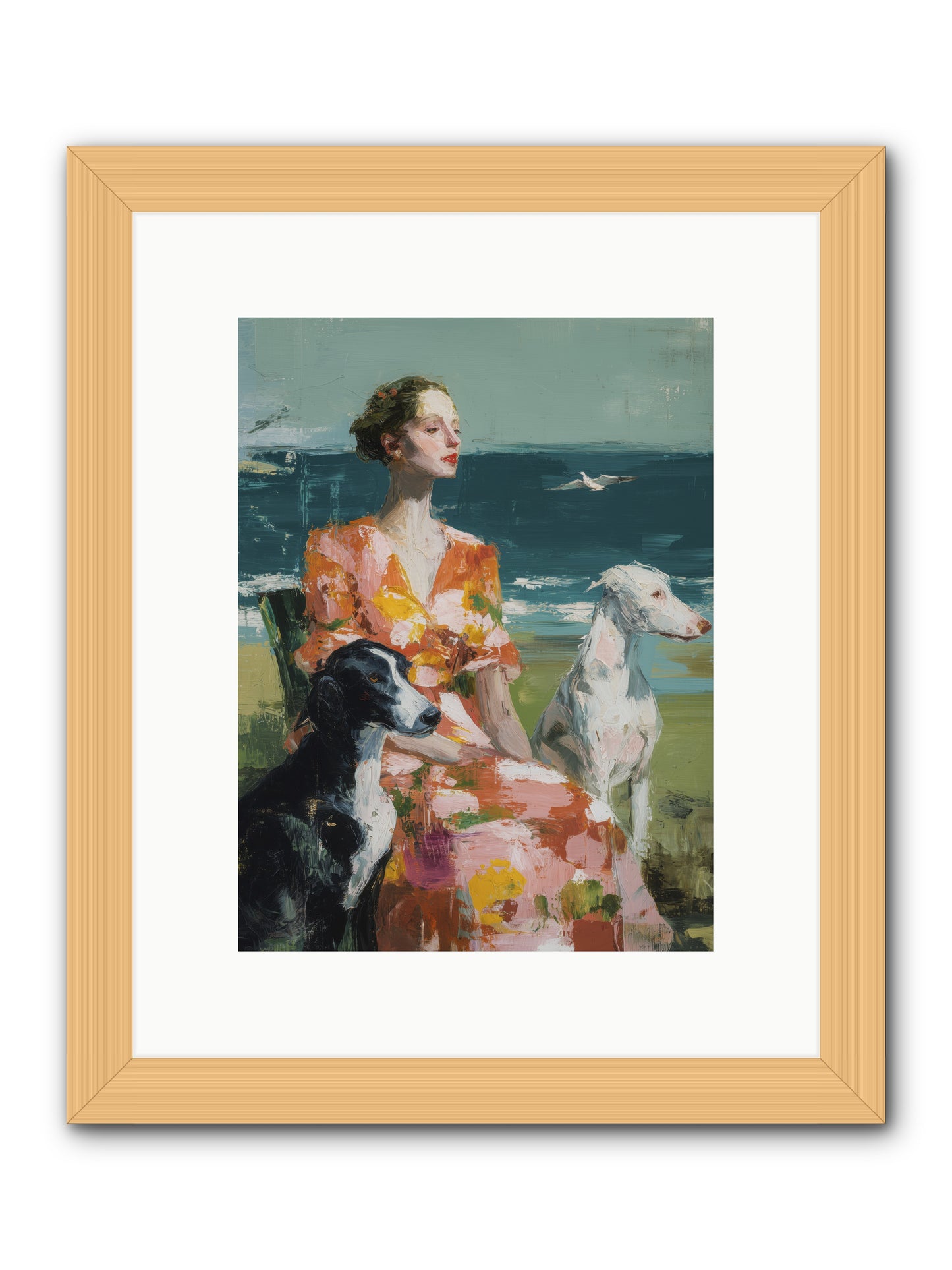 Midday Dreams  -- Framed Print - Natural 9x12