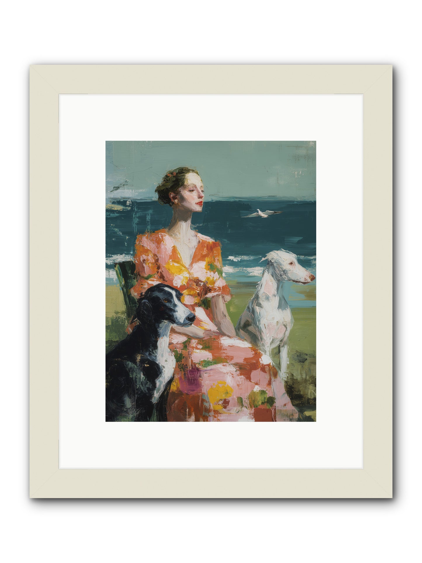 Midday Dreams  -- Framed Print - White 9x12