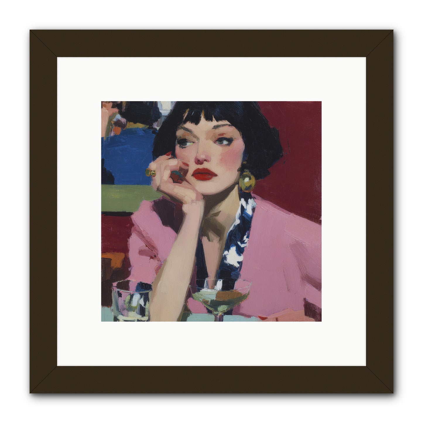 Midday Rebellion -- Framed Print - Black 10x10