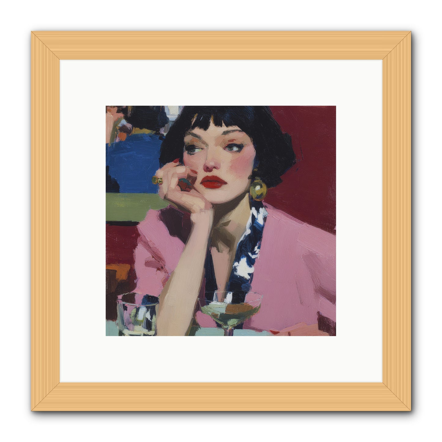 Midday Rebellion -- Framed Print - Natural 10x10