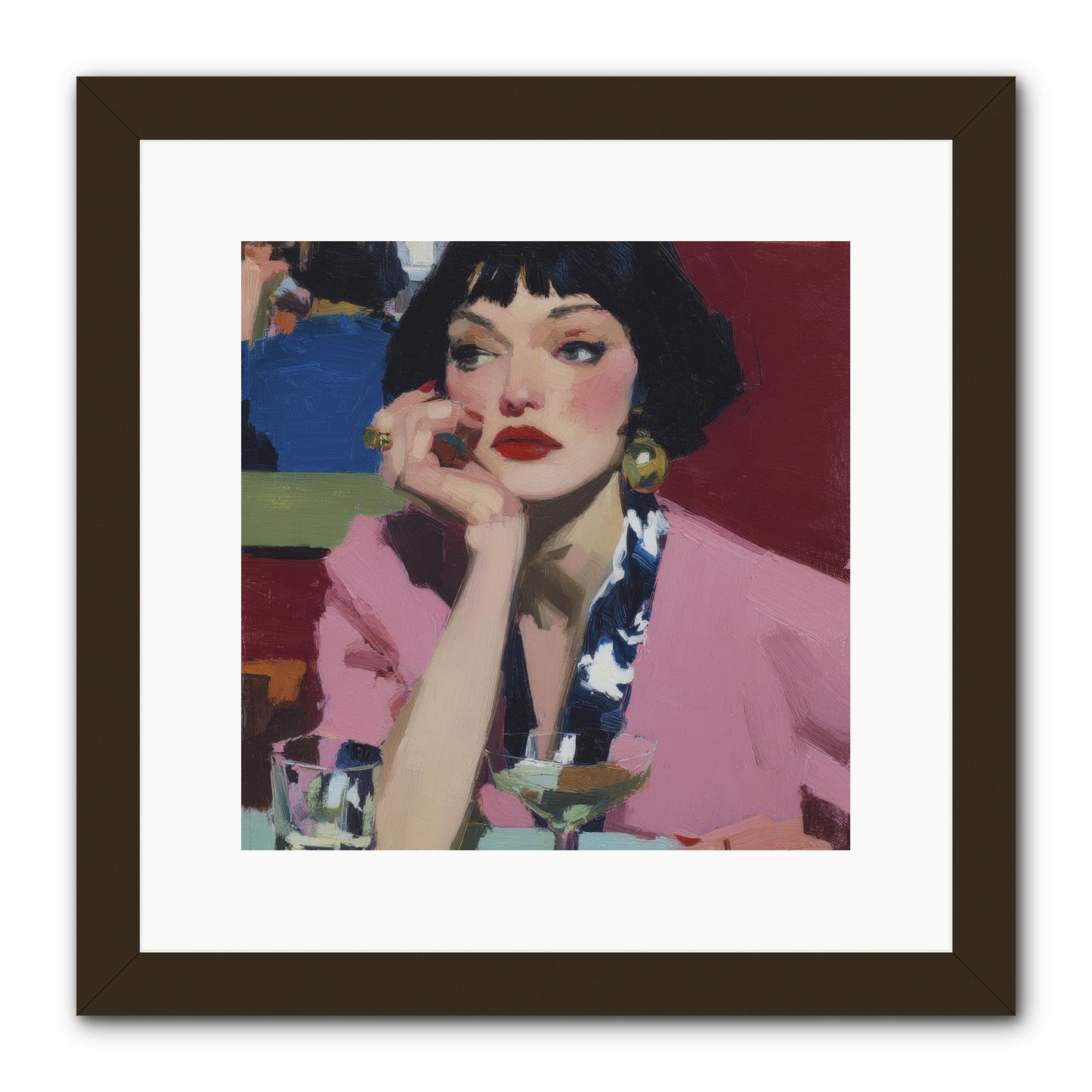 Midday Rebellion -- Framed Print - Black 12x12