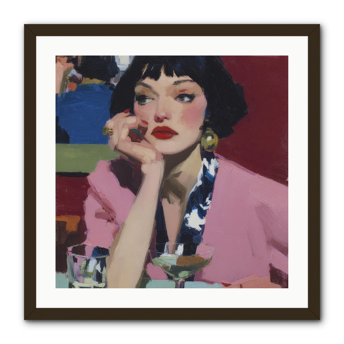 Midday Rebellion -- Framed Print - Black 24x24